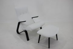1950s Grasshopper Chair and Stool for Knoll