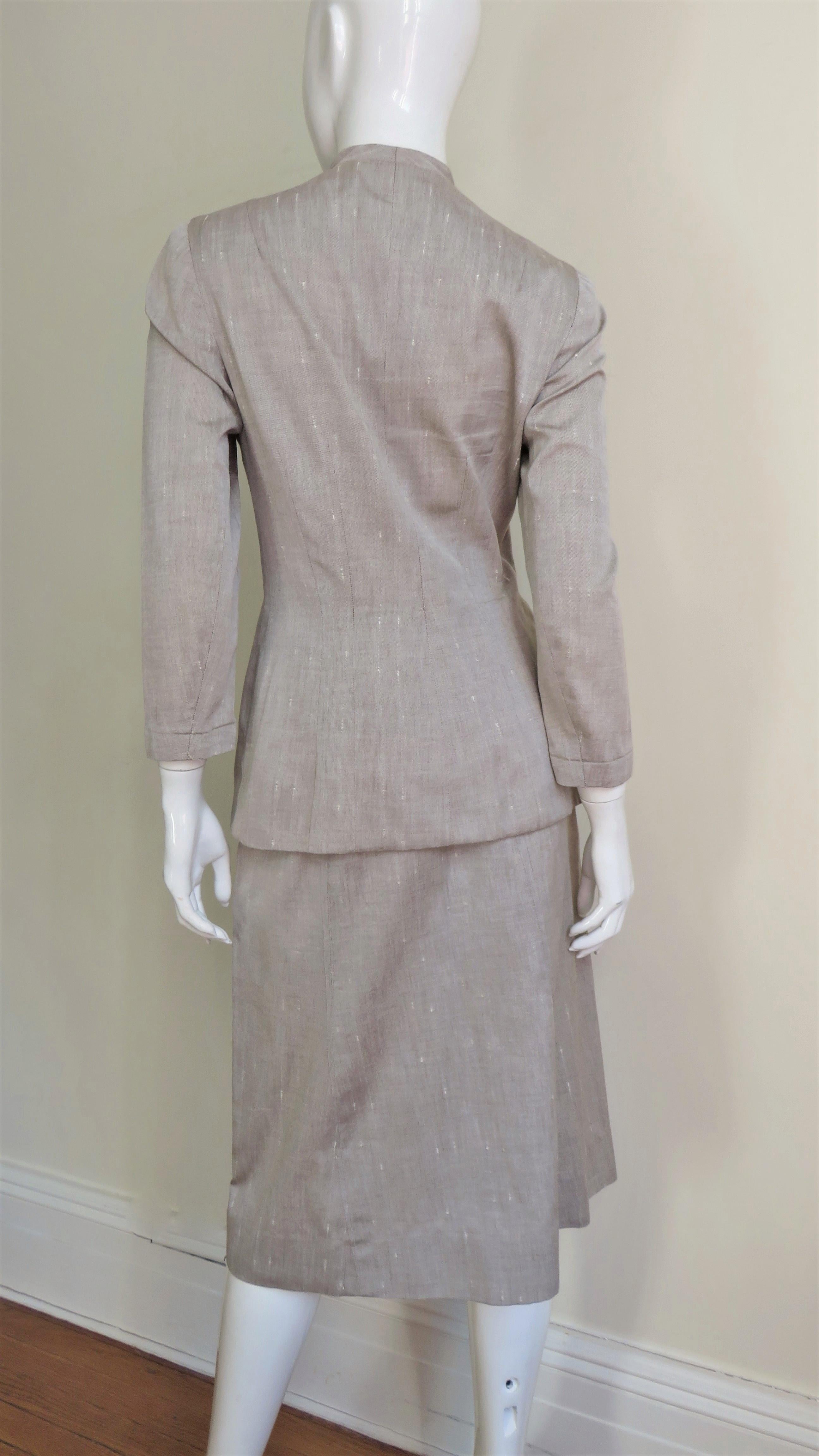 Eisenberg Originals 1950s Skirt Suit For Sale 3