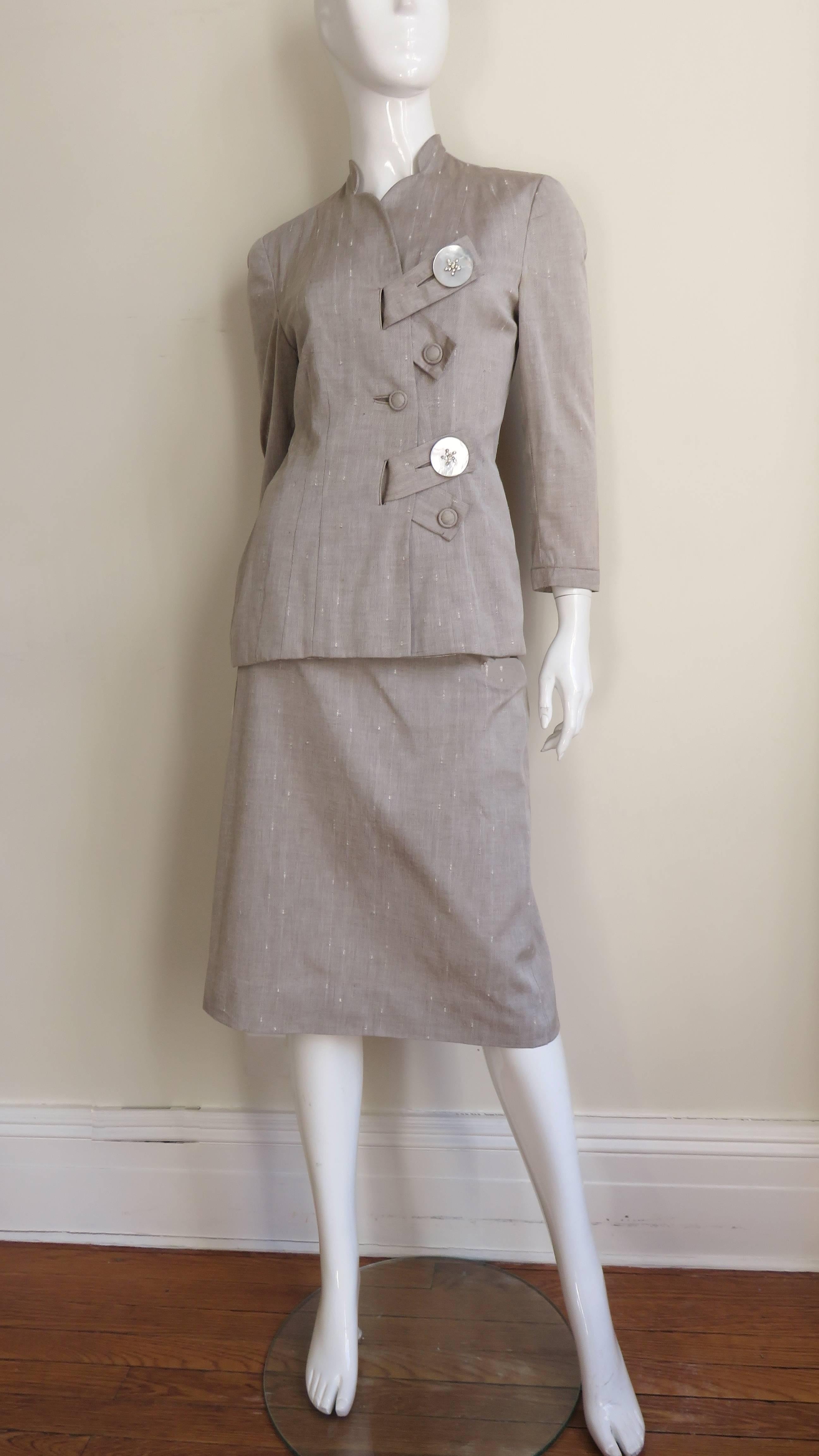 Eisenberg Originals 1950s Skirt Suit For Sale 1