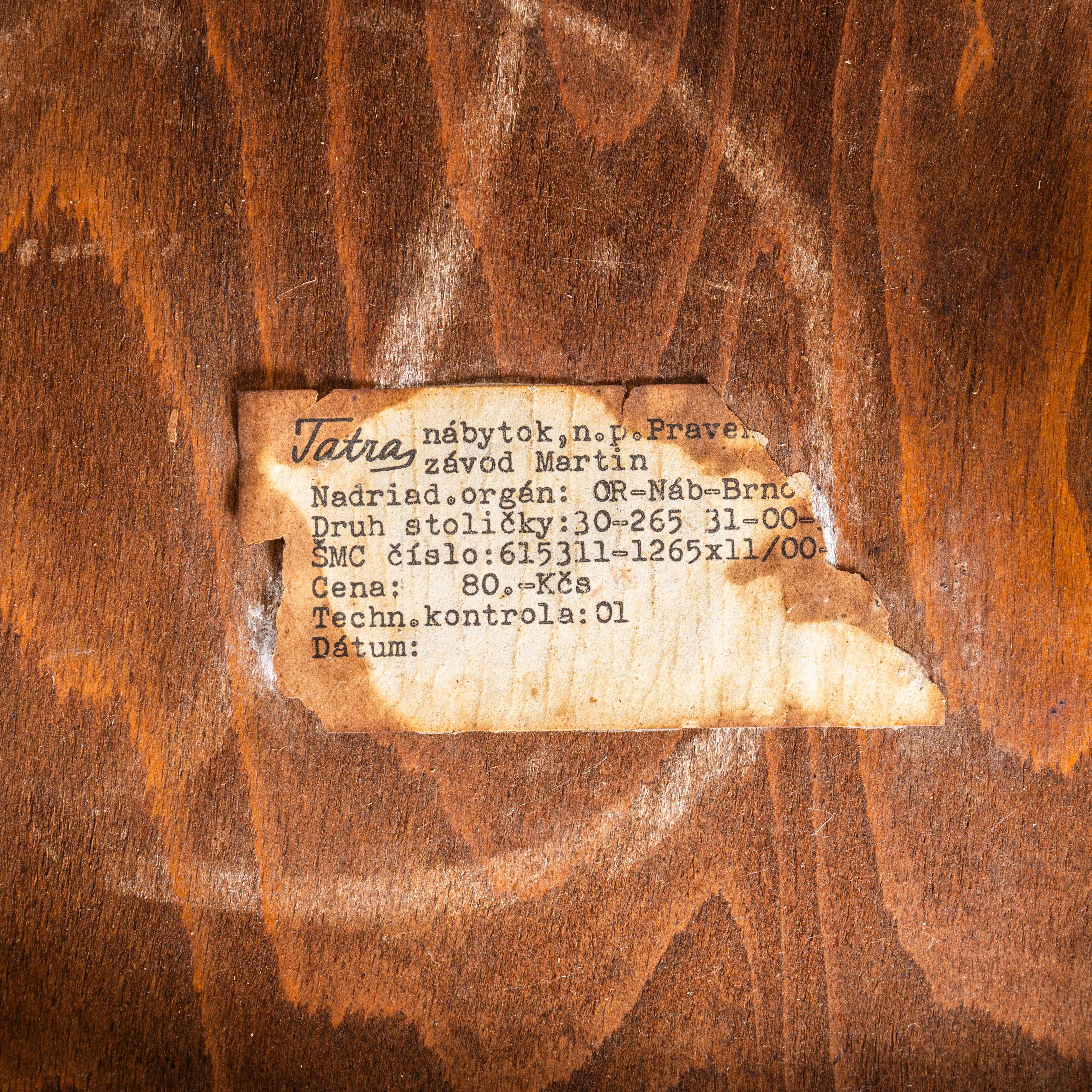 1950's Elegant Scoop Back Bentwood Dining Chairs - Pair For Sale 3