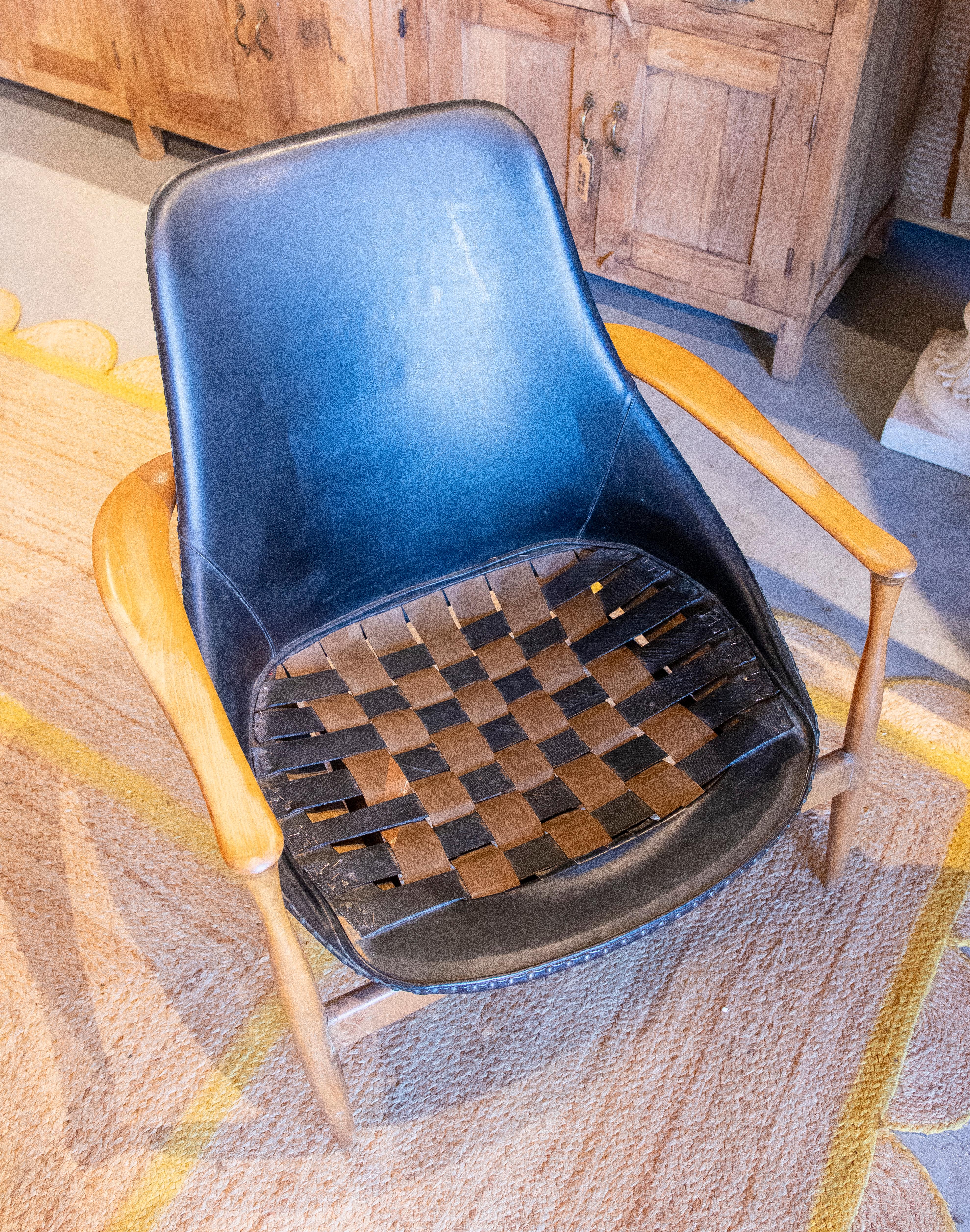Chaise longue Elizhabet des années 1950 par le designer Ib Kofod-Lars en vente 5