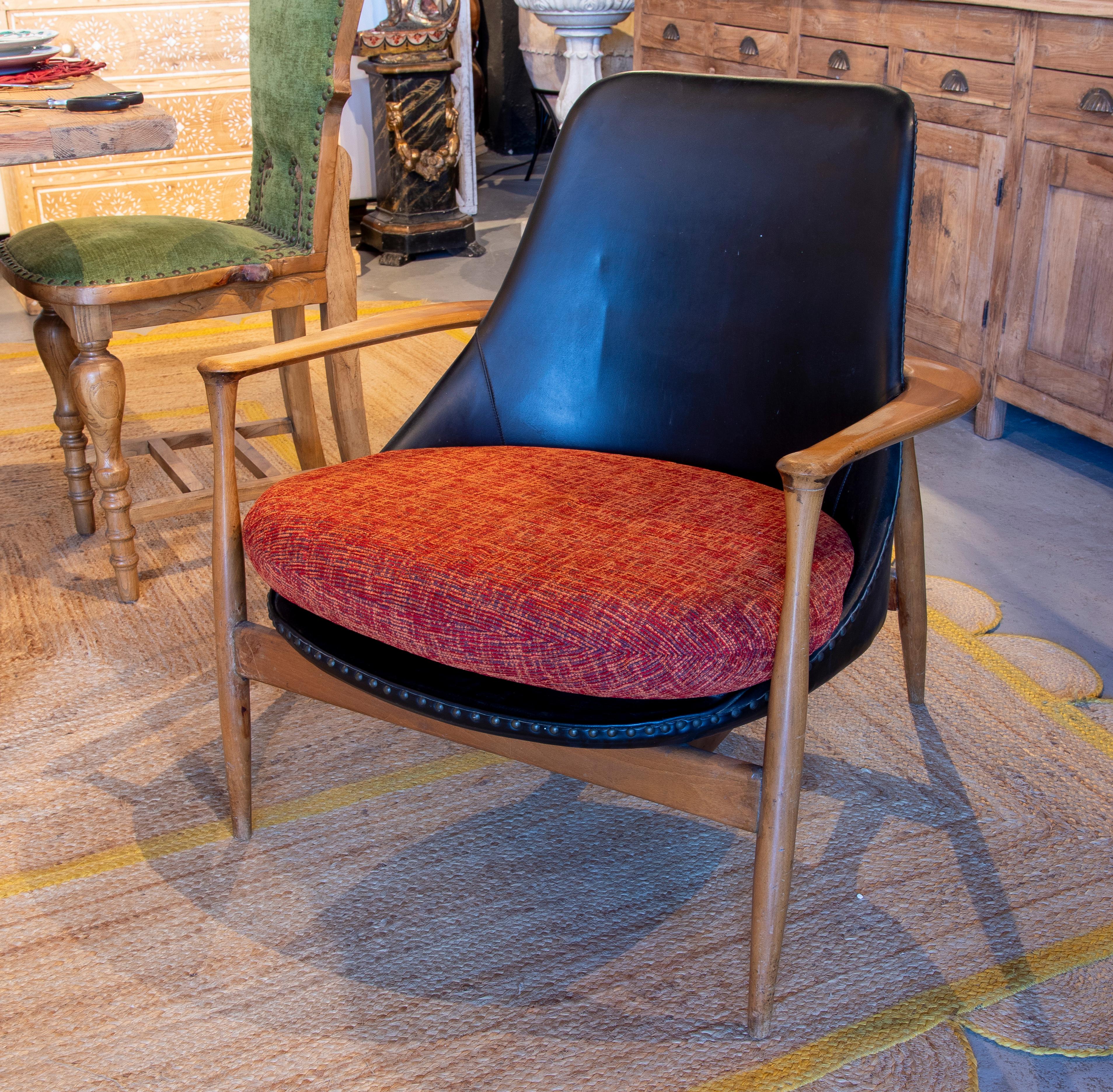 Scandinave Chaise longue Elizhabet des années 1950 par le designer Ib Kofod-Lars en vente