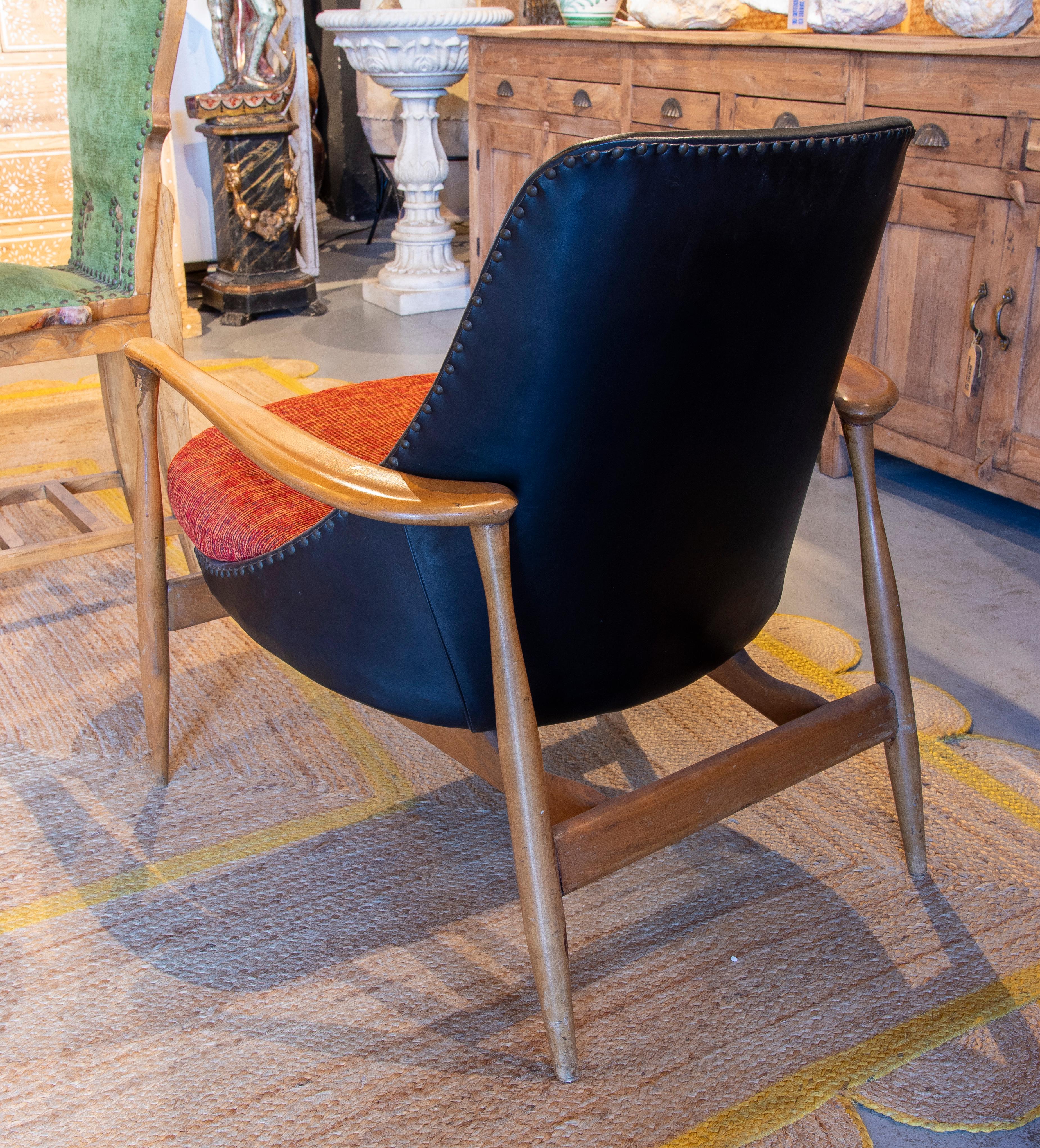 20ième siècle Chaise longue Elizhabet des années 1950 par le designer Ib Kofod-Lars en vente