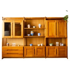 1950er Ulmen-Wandschrank
