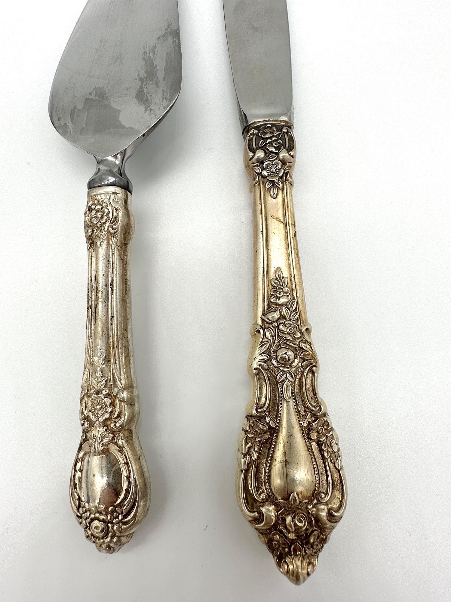 Set di sei posate in argento Eloquence di Lunt Silver degli anni '50 in vendita 8