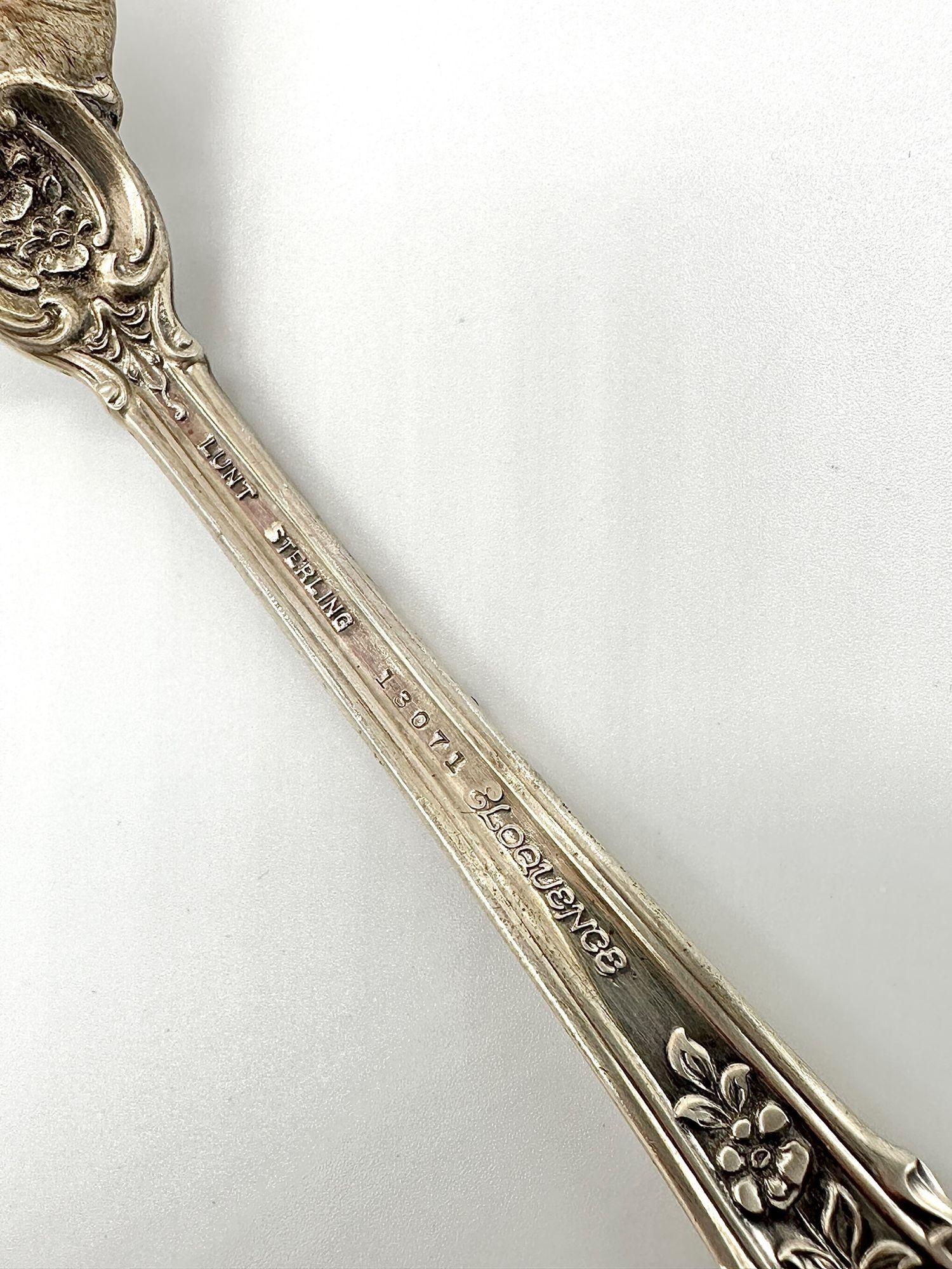 Set di sei posate in argento Eloquence di Lunt Silver degli anni '50 in vendita 2