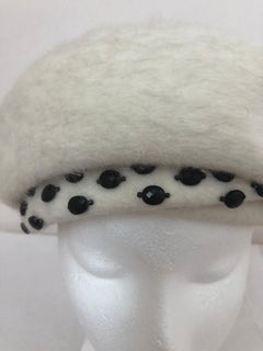1950s Elsa Schiaparelli Fur Felt Hat