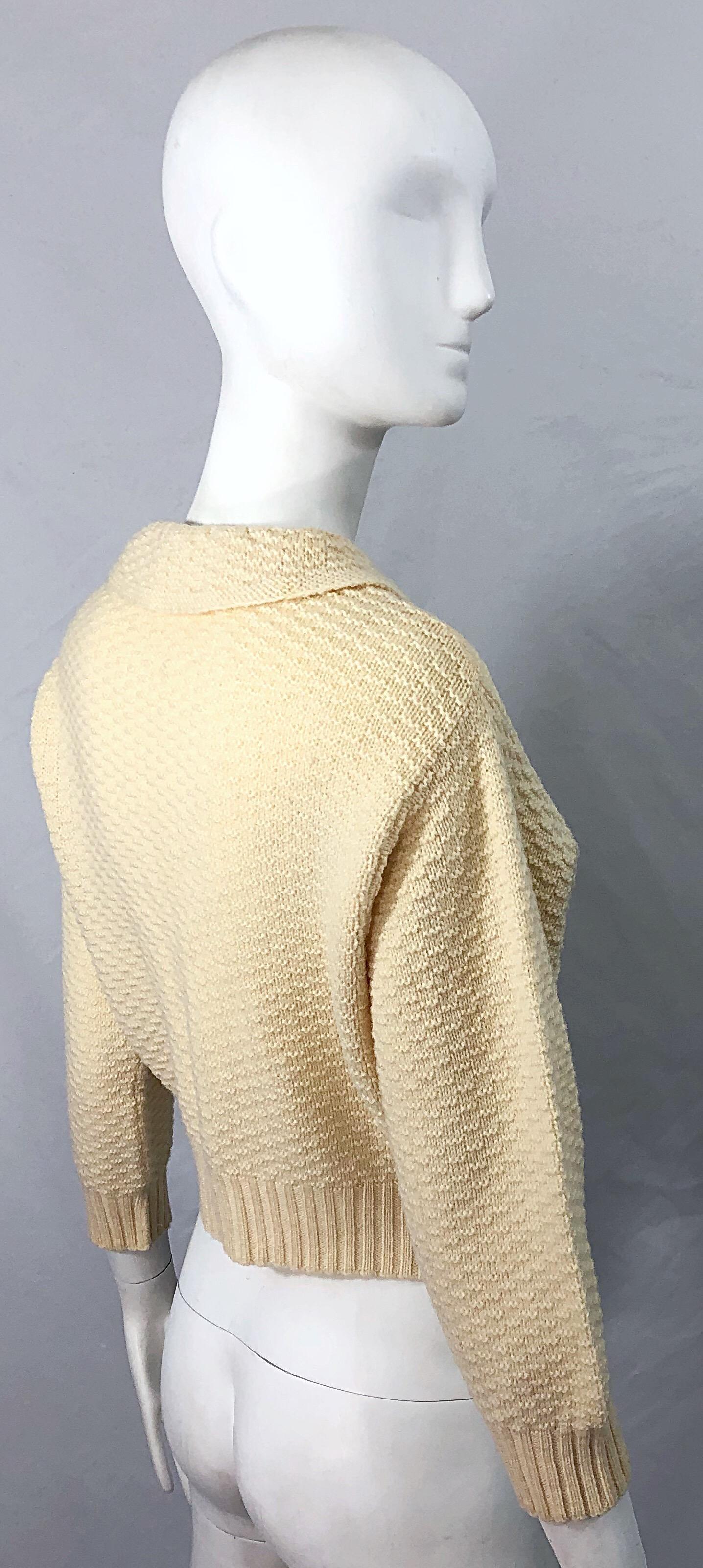 vintage poodle sweater