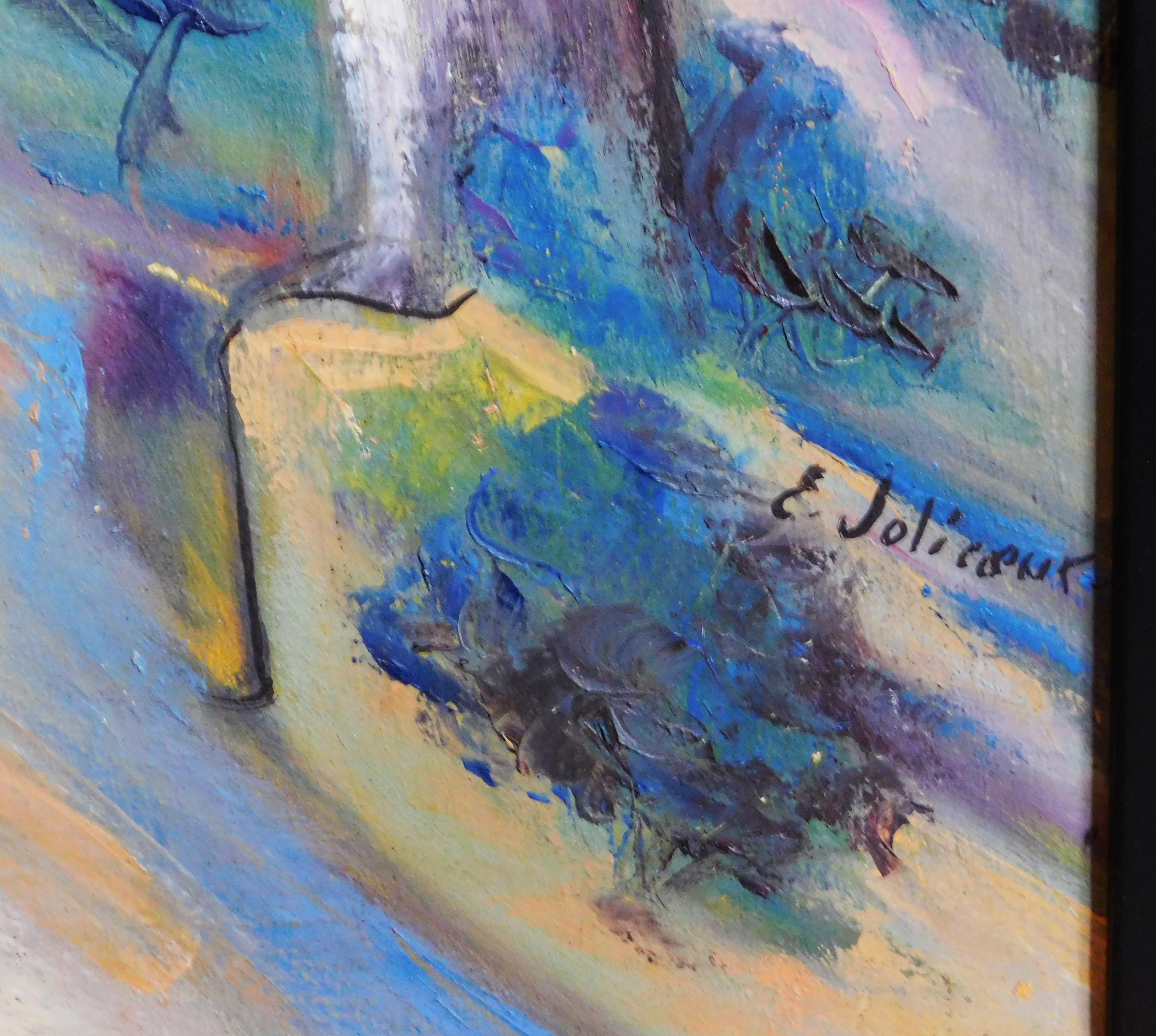 Mid-20th Century 1950's Emmanuel Jolicoeur 'Haitian born 1928' Oil on Canvas Signed Framed