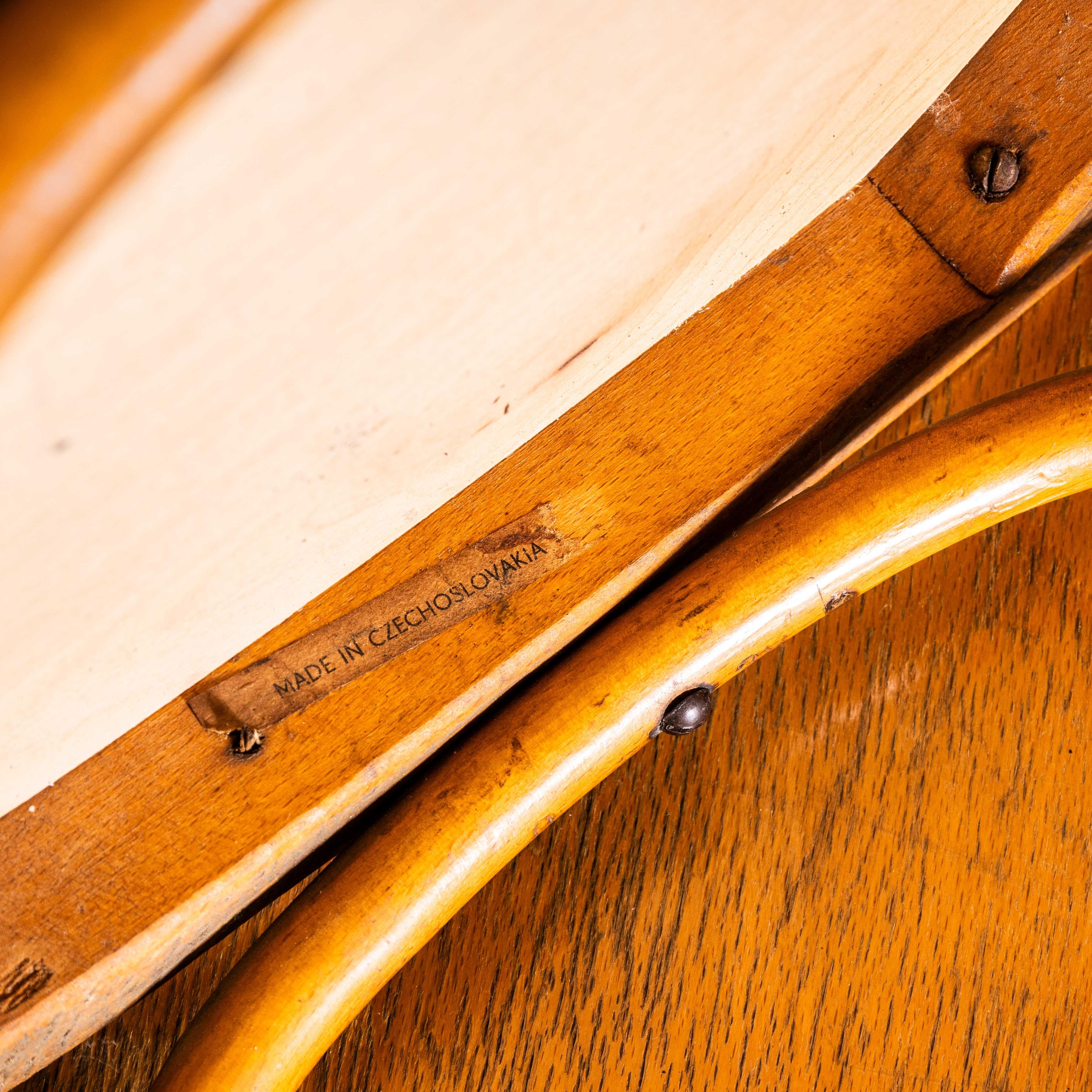 Sedie da pranzo in bengala con schienale a cerchio chiuso degli anni '50 - Coppia in vendita 3