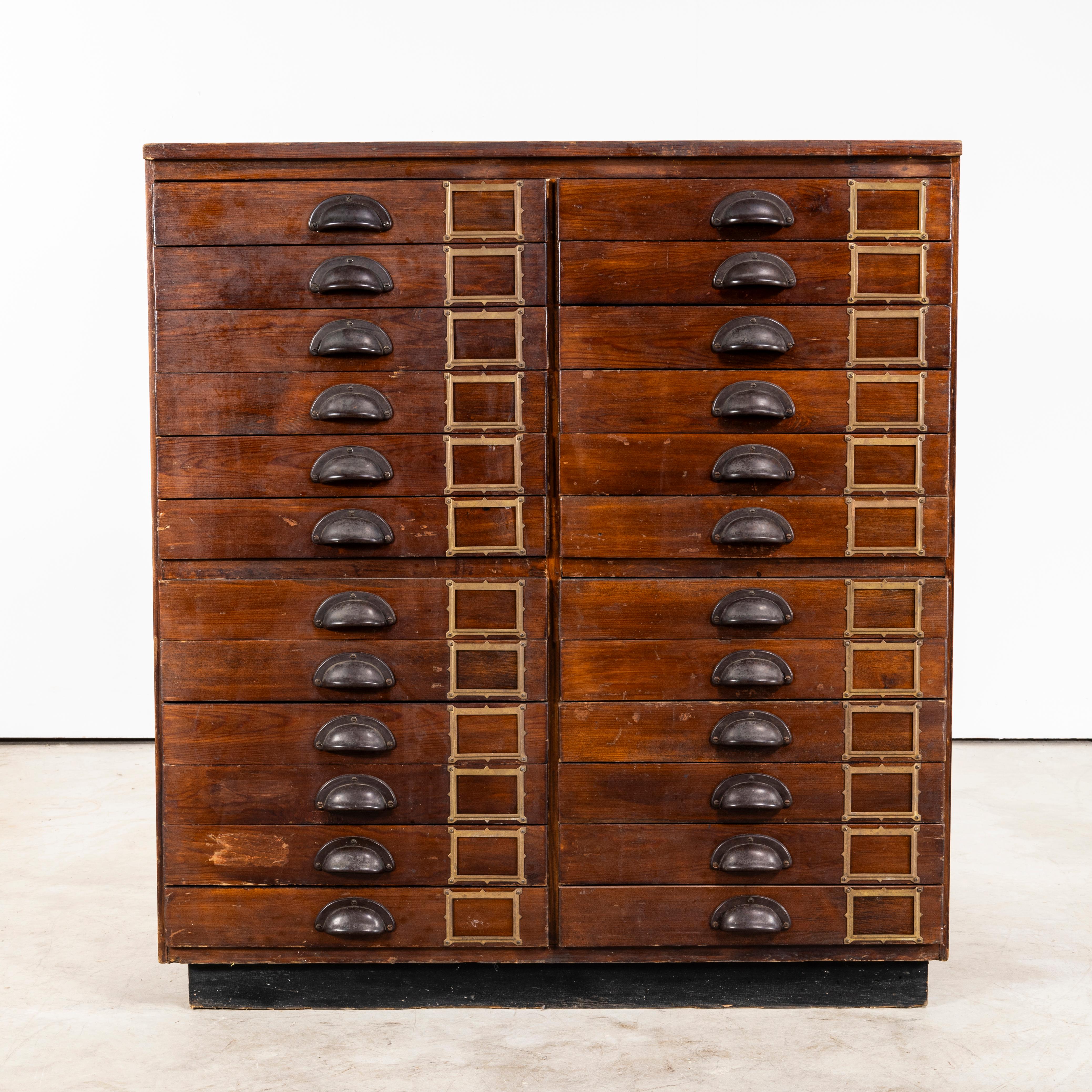 1950’S Engineers Drawer Unit – Twenty Four Drawers (1227.7)

1950's Engineers Drawer Units - Twenty Four Drawers (1226.7). We recently cleared an engineering workshop in Northamptonshire, buying a large batch of these stunning drawer units