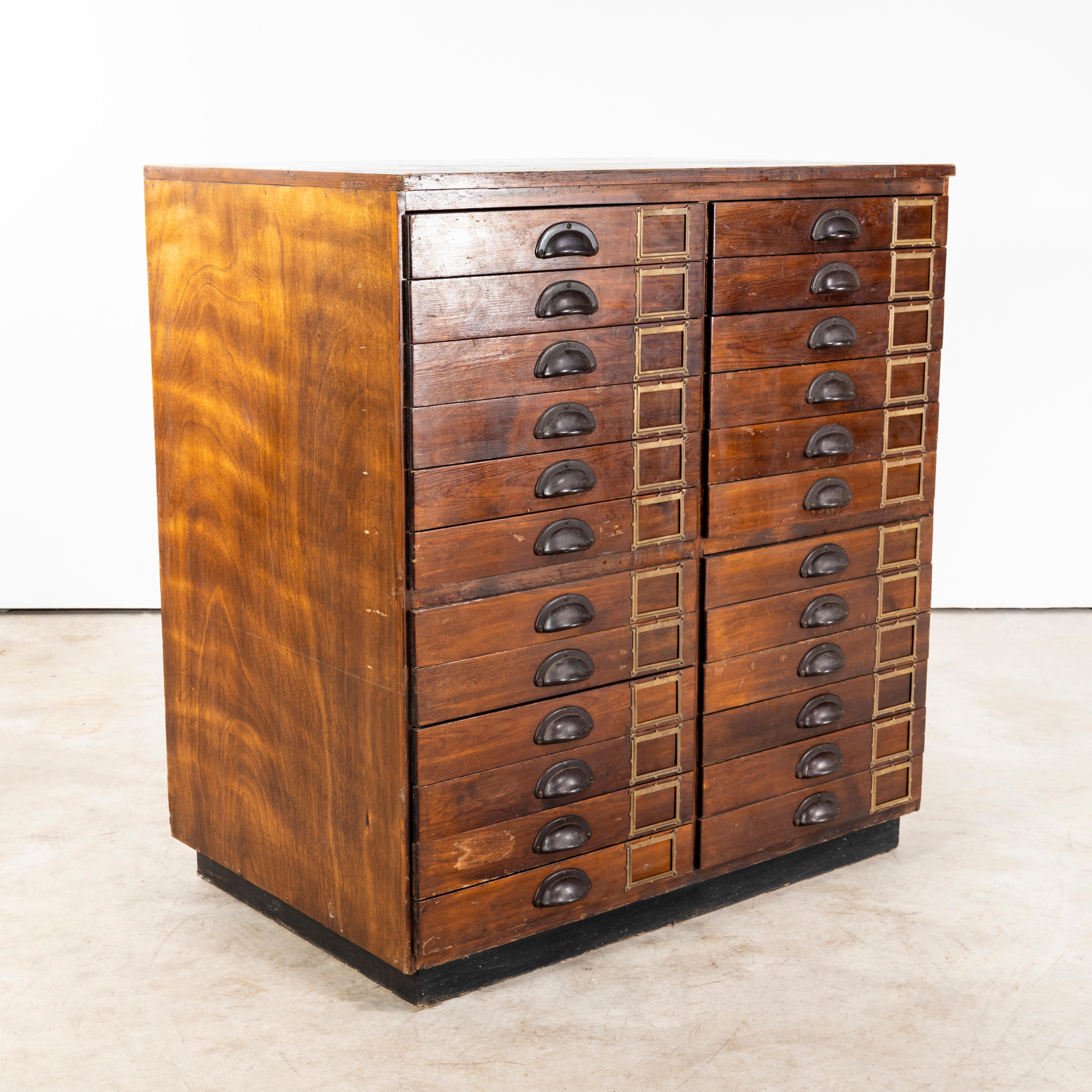 1950's Engineers Drawer Unit - Twenty Four Drawers (1227.7) For Sale 1