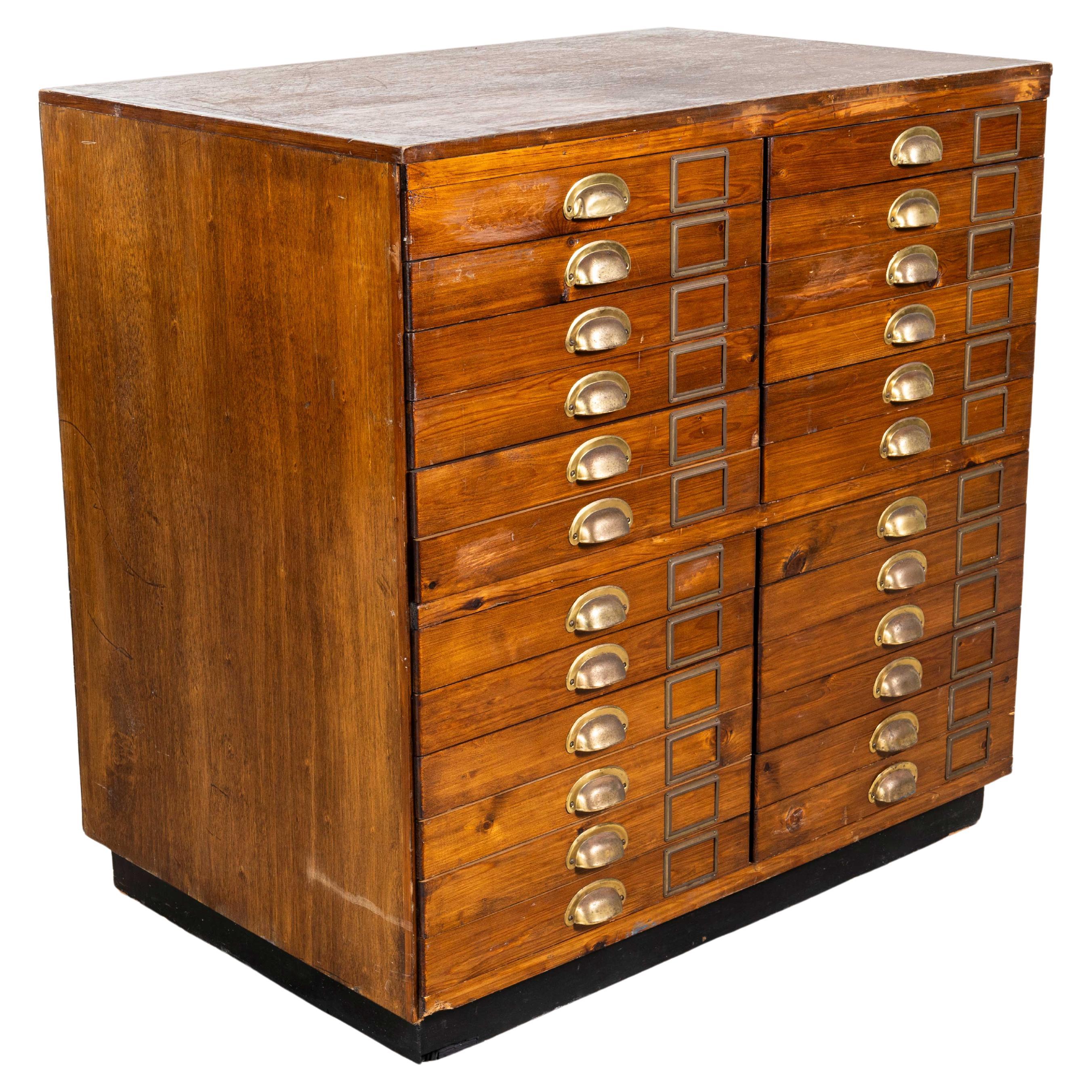 1950's Engineers Drawer Units - Twenty Four Drawers (1226.3) For Sale