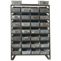 1950s Engineers Storage Racking with Drawers