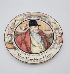 Mid-20th Century "the Hunting Man" Royal Doulton English Ceramic Plate