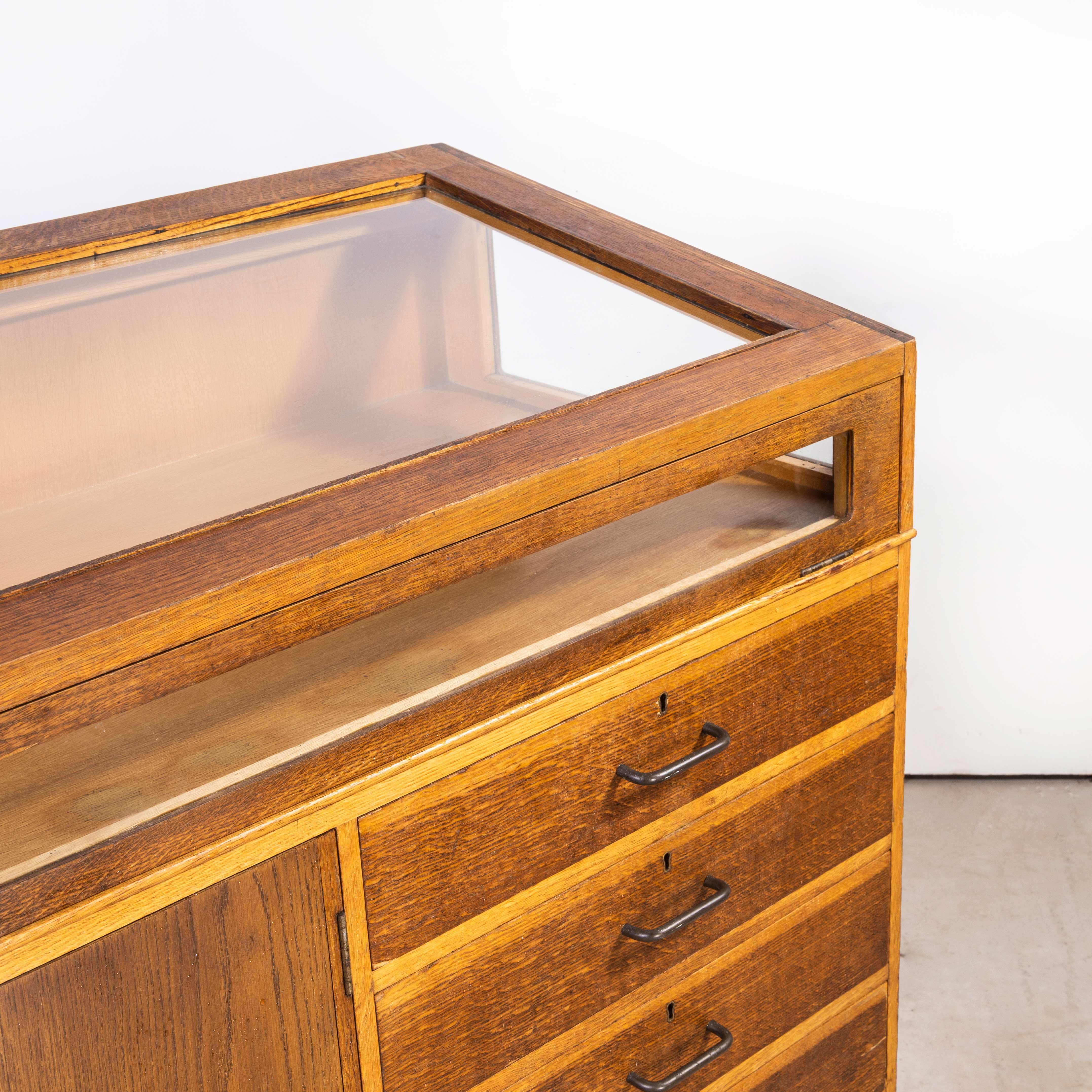 1950's English School Display Cabinet, Hinged Front 11