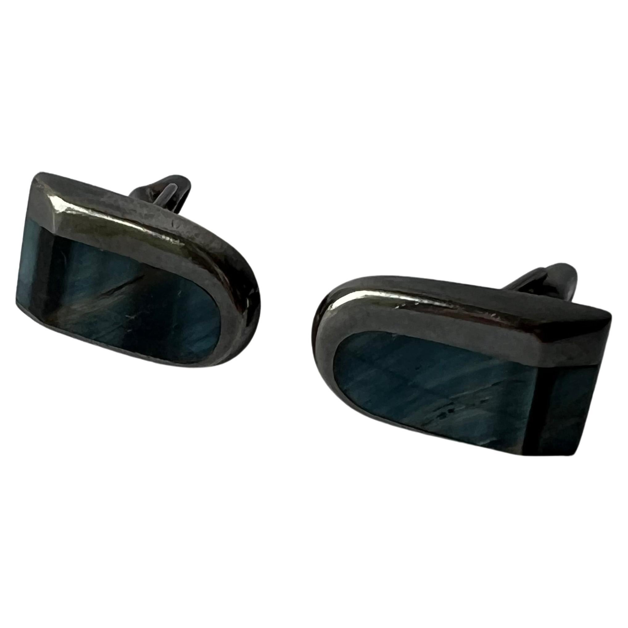obsidian cufflinks