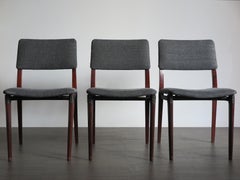 1950s Eugenio Gerli Italian Dining Chairs by Eugenio Gerli for Tecno