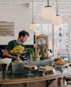 Lampada a sospensione a più livelli in vetro opalino vintage