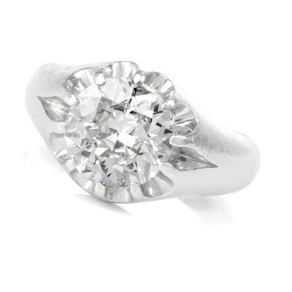 mens diamond gypsy ring
