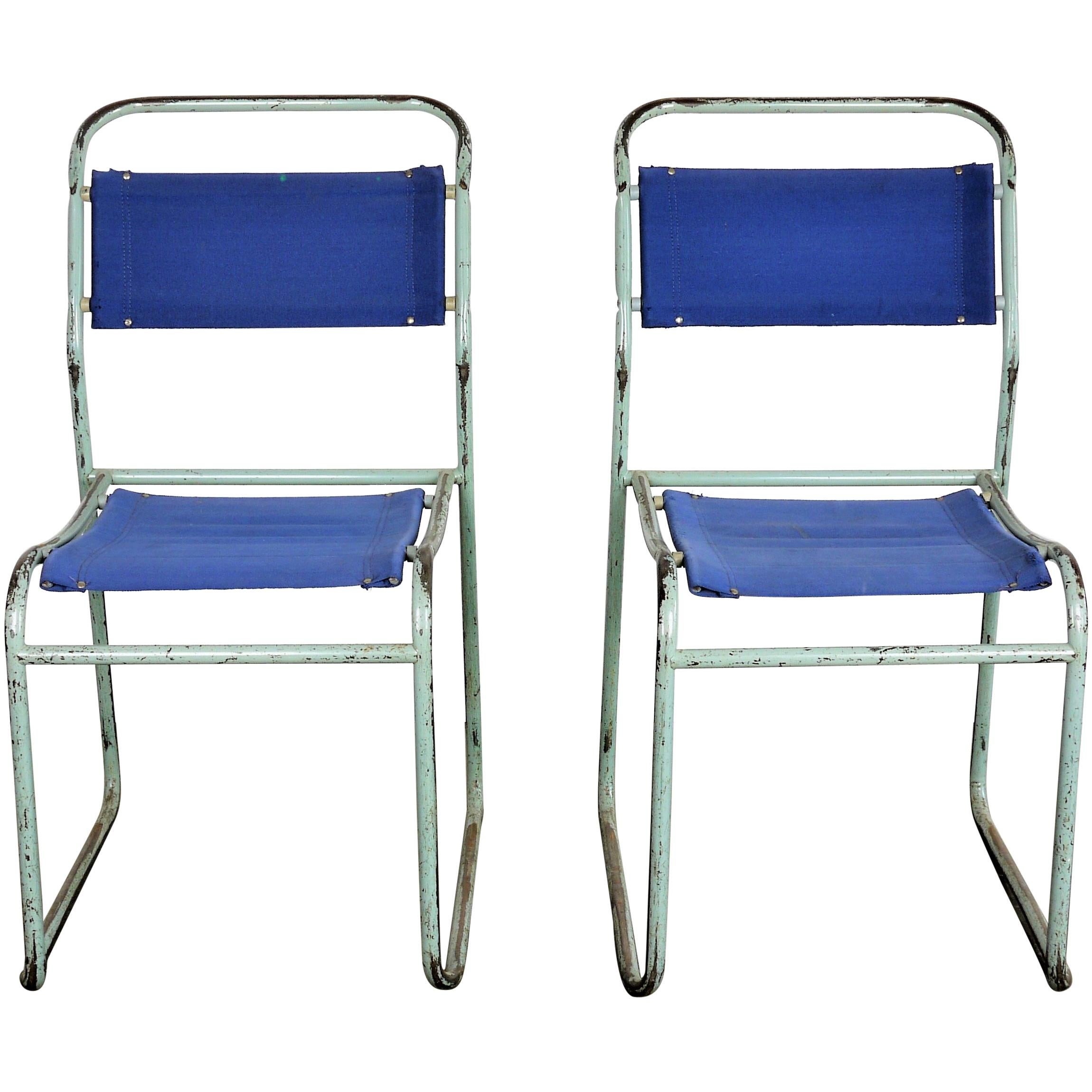 1950s Exceptional Pair of Cox Dining Chairs