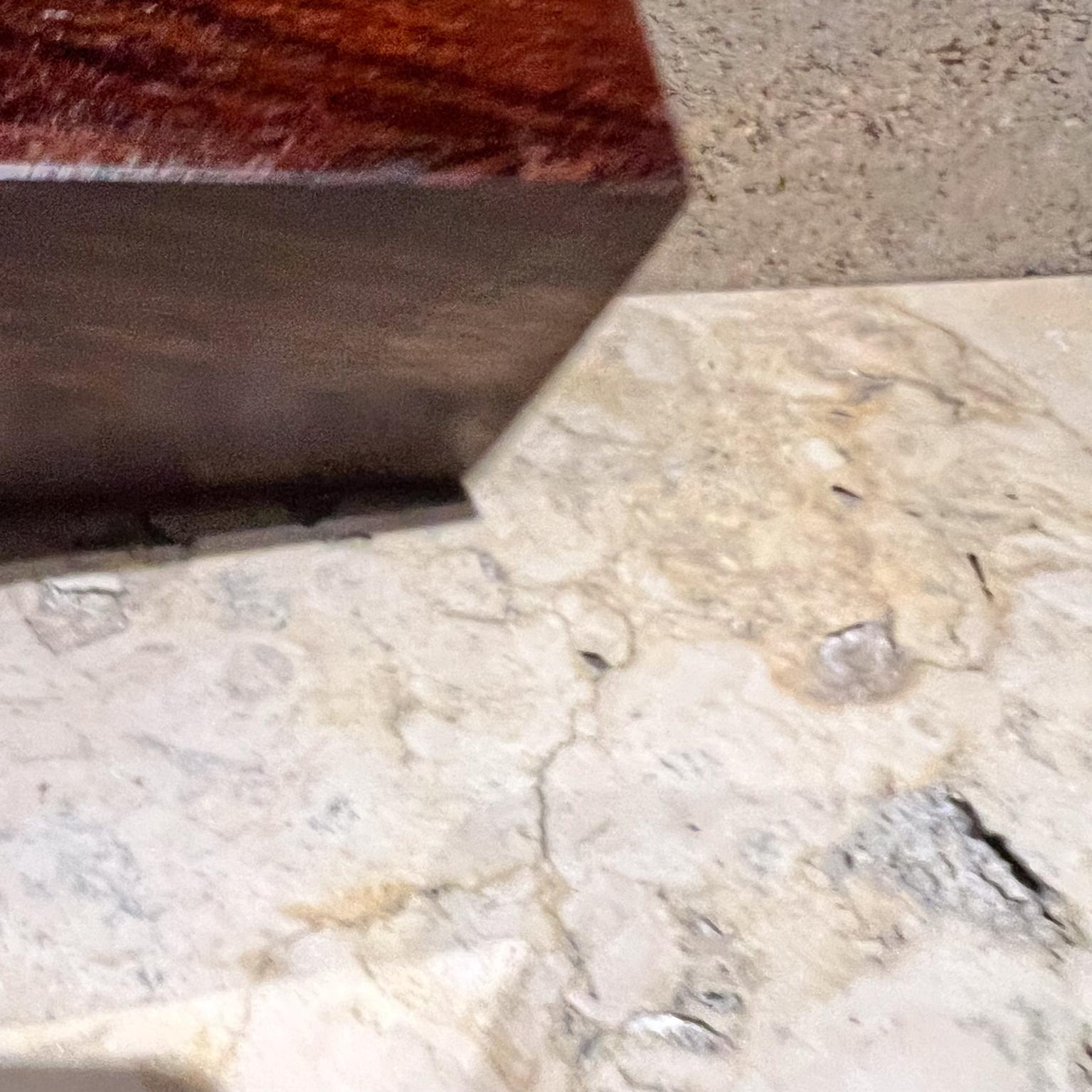 1950 Caja de madera exótica con incrustaciones Elefante Palmera en venta 2