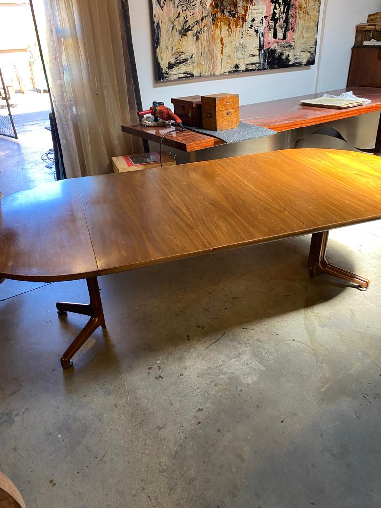 1950s Extendable Dining Table Design Style of Edward Wormley 5