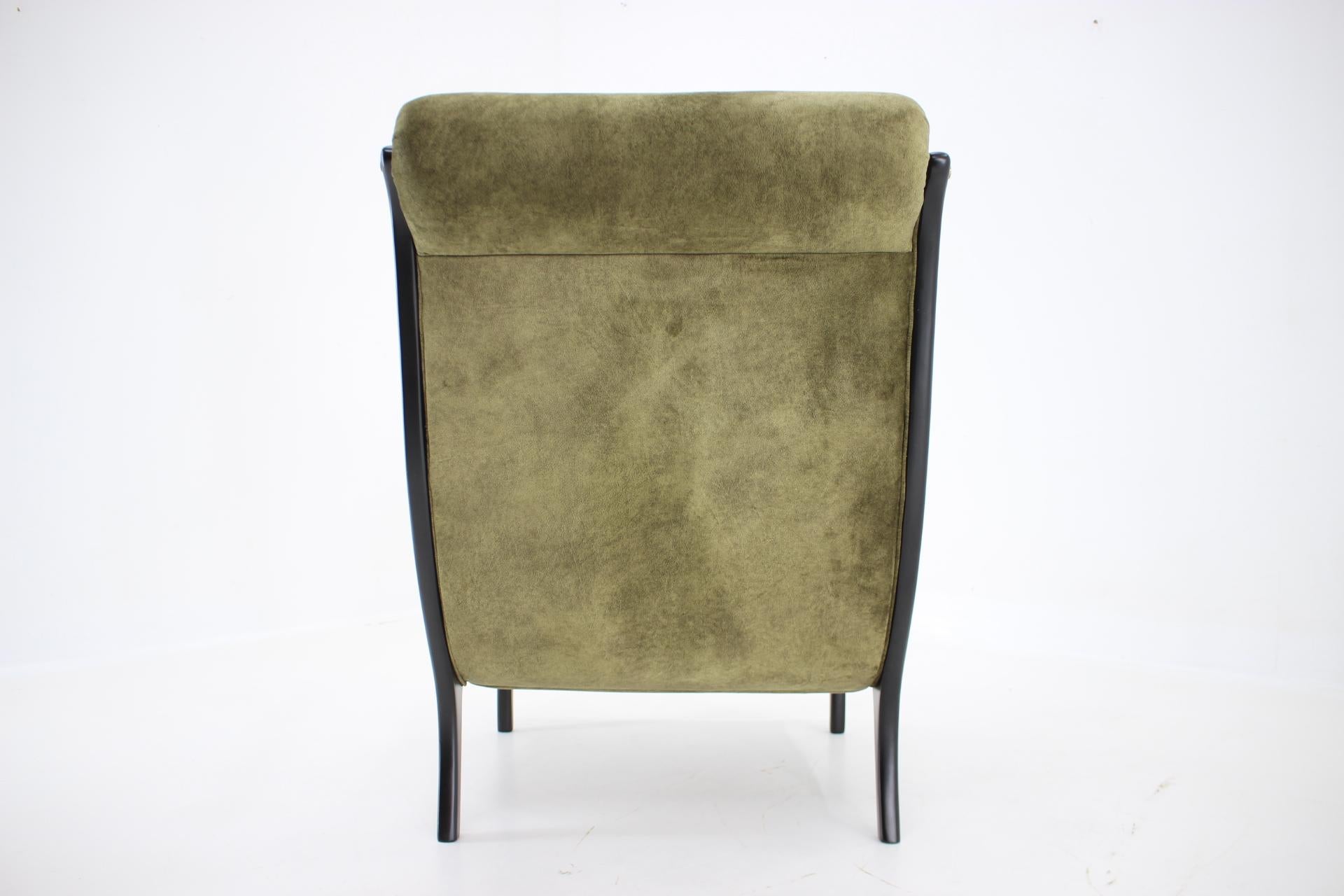 1950s Ezio Longhi Bentwood Armchair, Italy, Restored For Sale 2