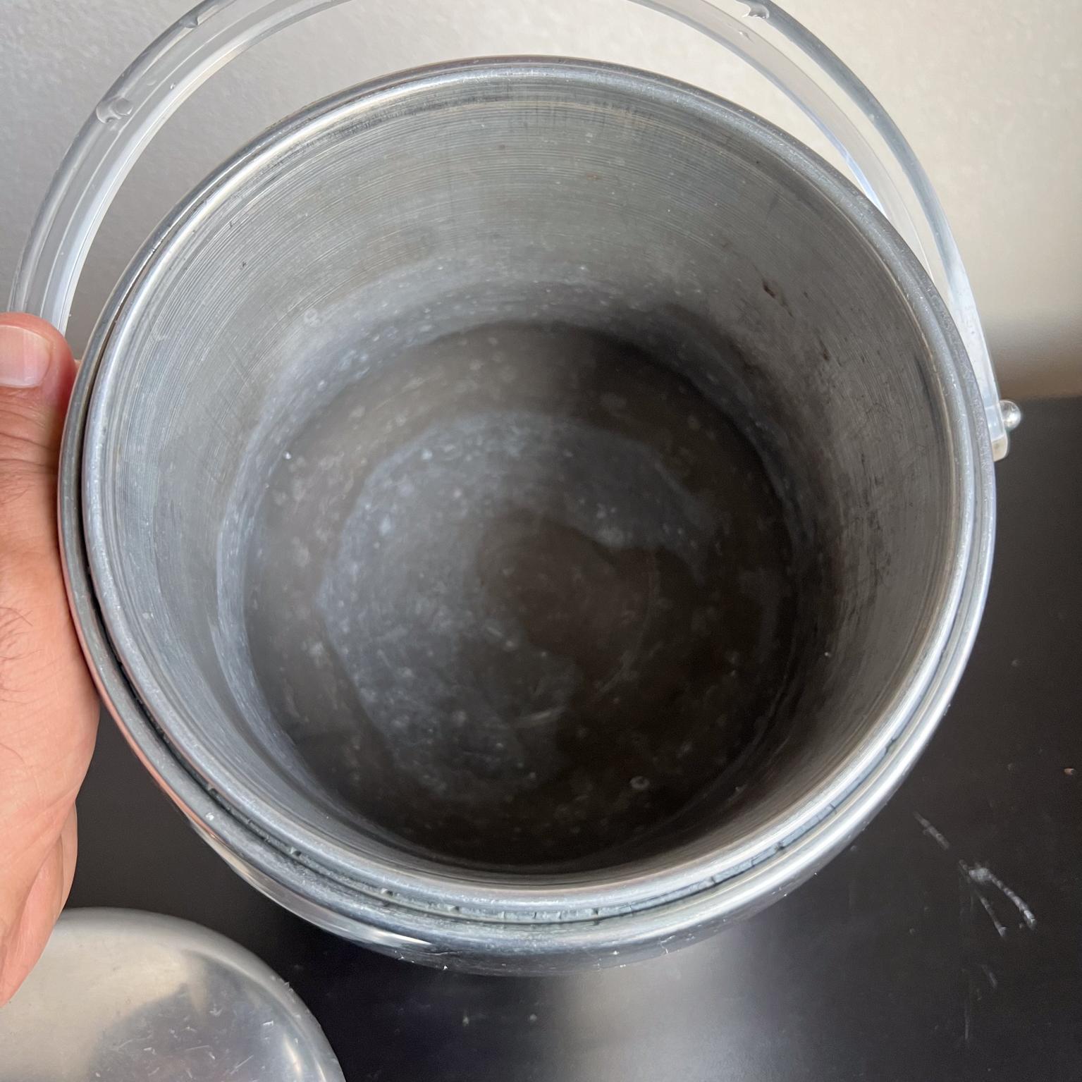 1950s Fabulous Ice Bucket by Kromex Lucite & Aluminum For Sale 5