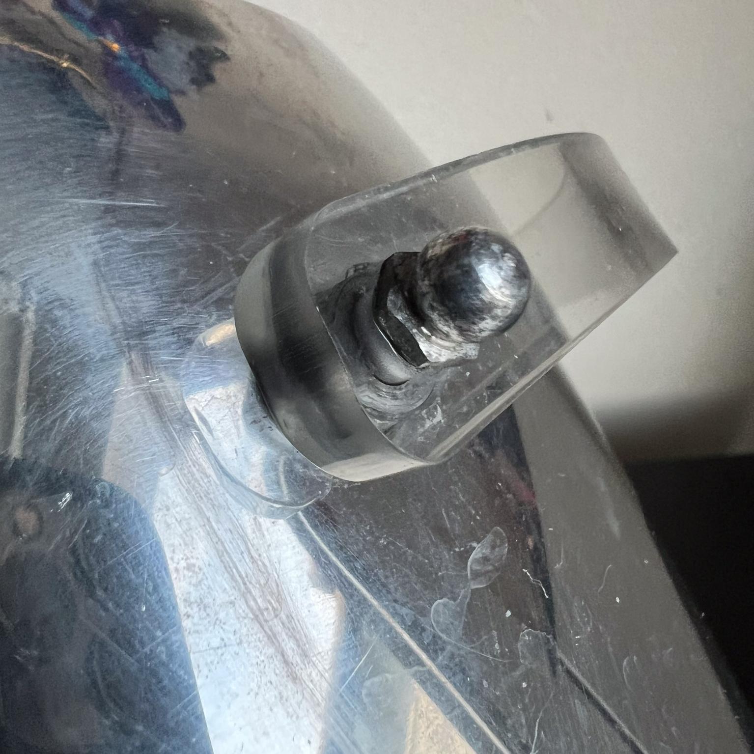 1950s Fabulous Ice Bucket by Kromex Lucite & Aluminum For Sale 8