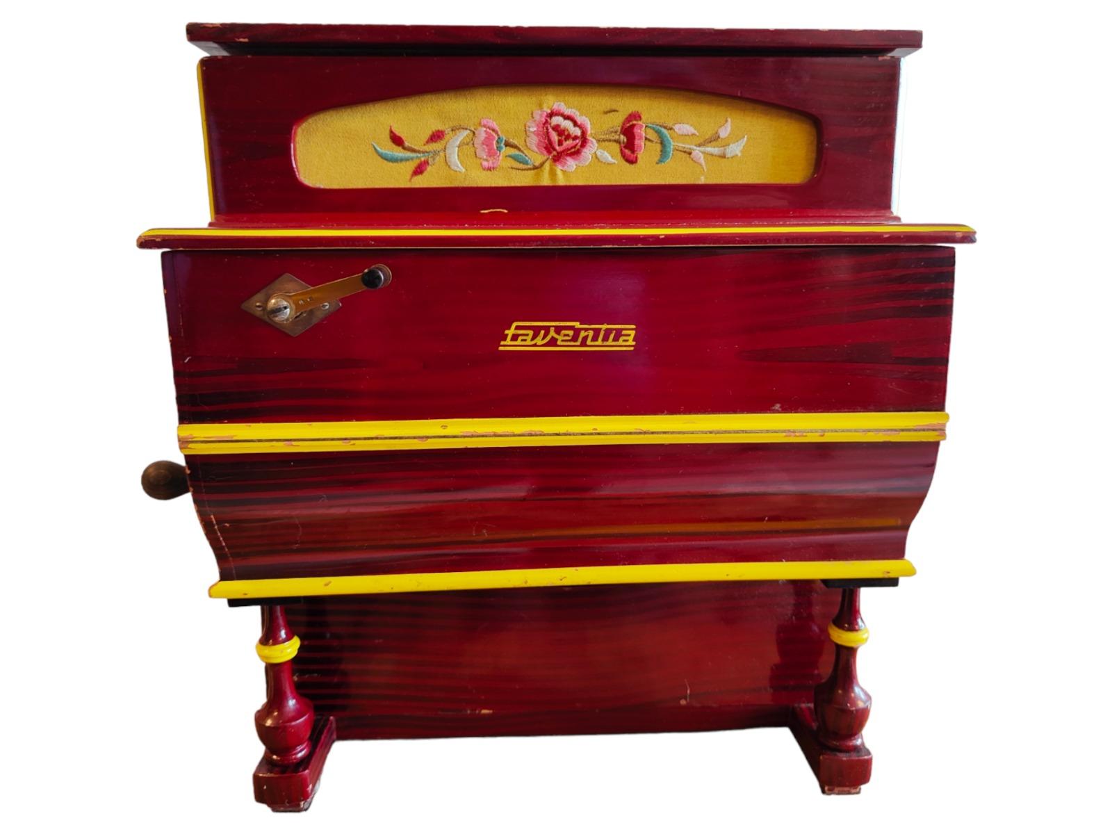 Wood 1950s Faventia Organ Spanish, 20th Century For Sale