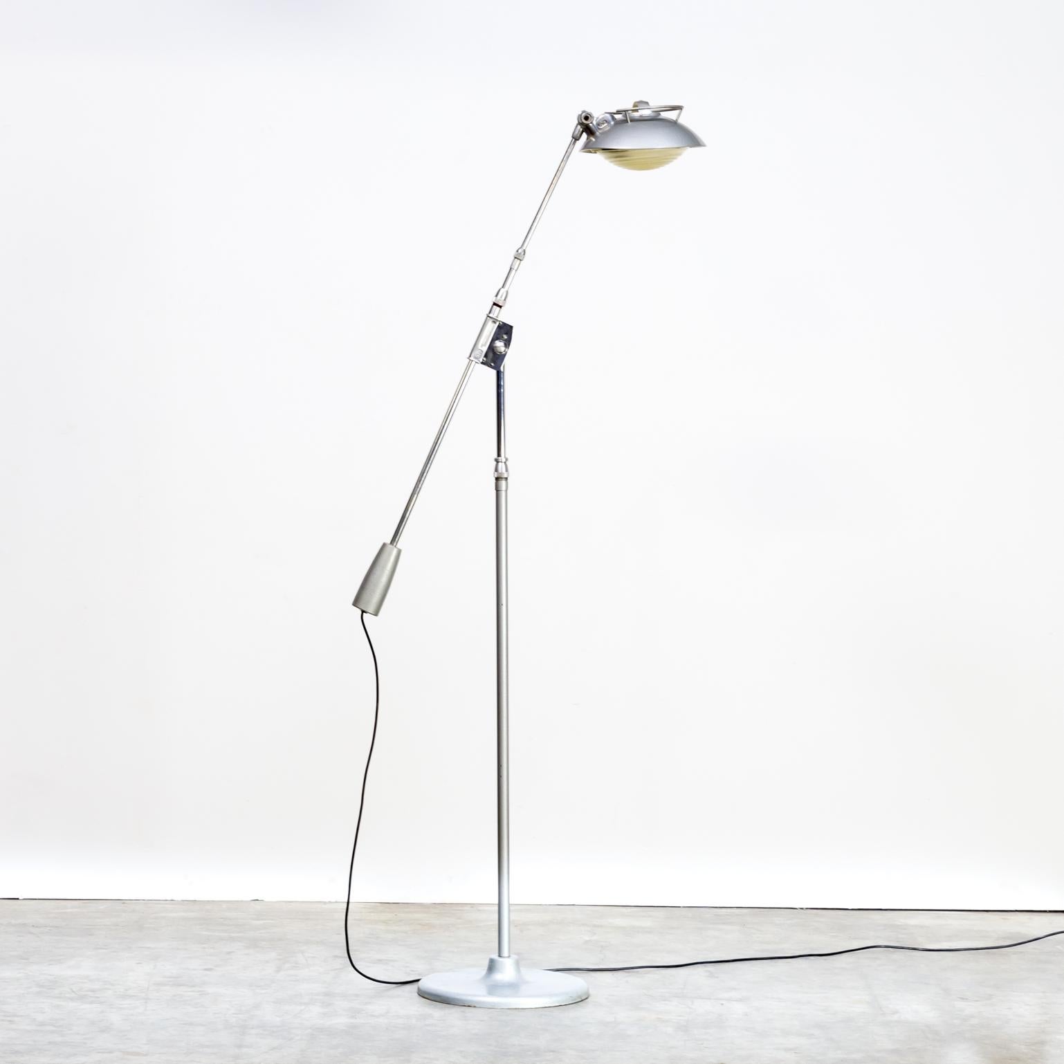 Aluminum 1950s Ferdinand Solère Floor Lamp ‘Model 219S’ for Solere For Sale