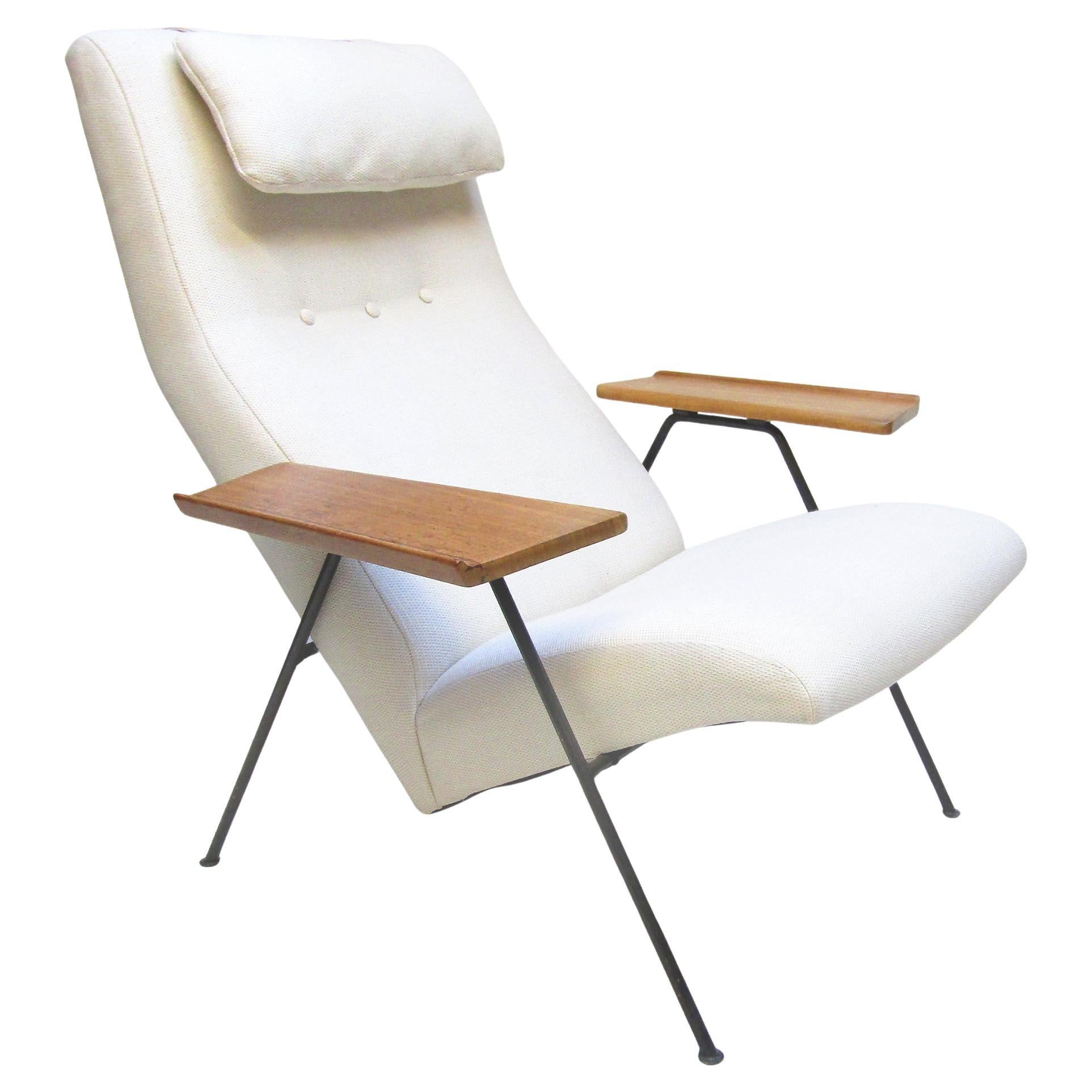 1950s Festival Of Britain Reclining Lounge Chair By Robin Day For Hille For Sale
