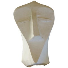 1950s Figurative White Plaster Sculpture