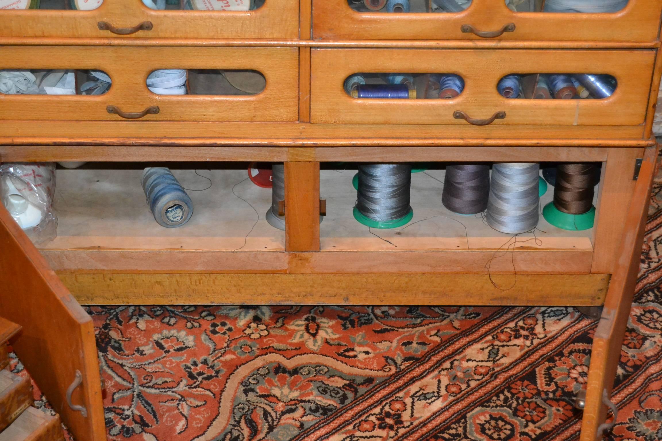 1950s Filled Haberdashery Cabinet Tubor, Tubca with 36 Drawers 9