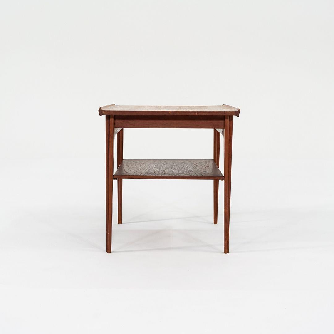1950 Finn Juhls for France & Son 500 Series Table d'appoint ou de chevet en teck en vente 3
