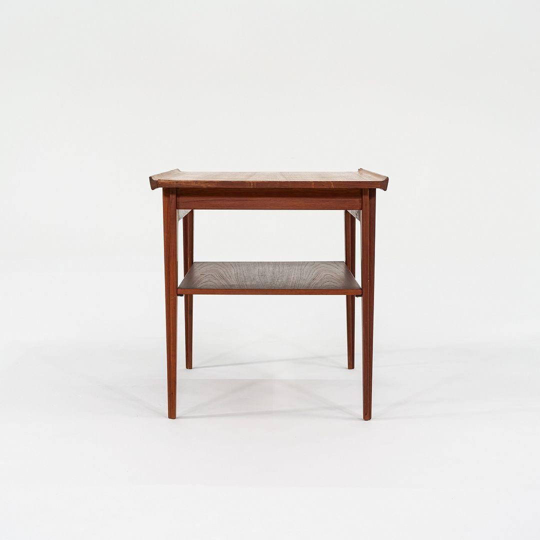 1950 Finn Juhls for France & Son 500 Series Table d'appoint ou de chevet en teck en vente 4