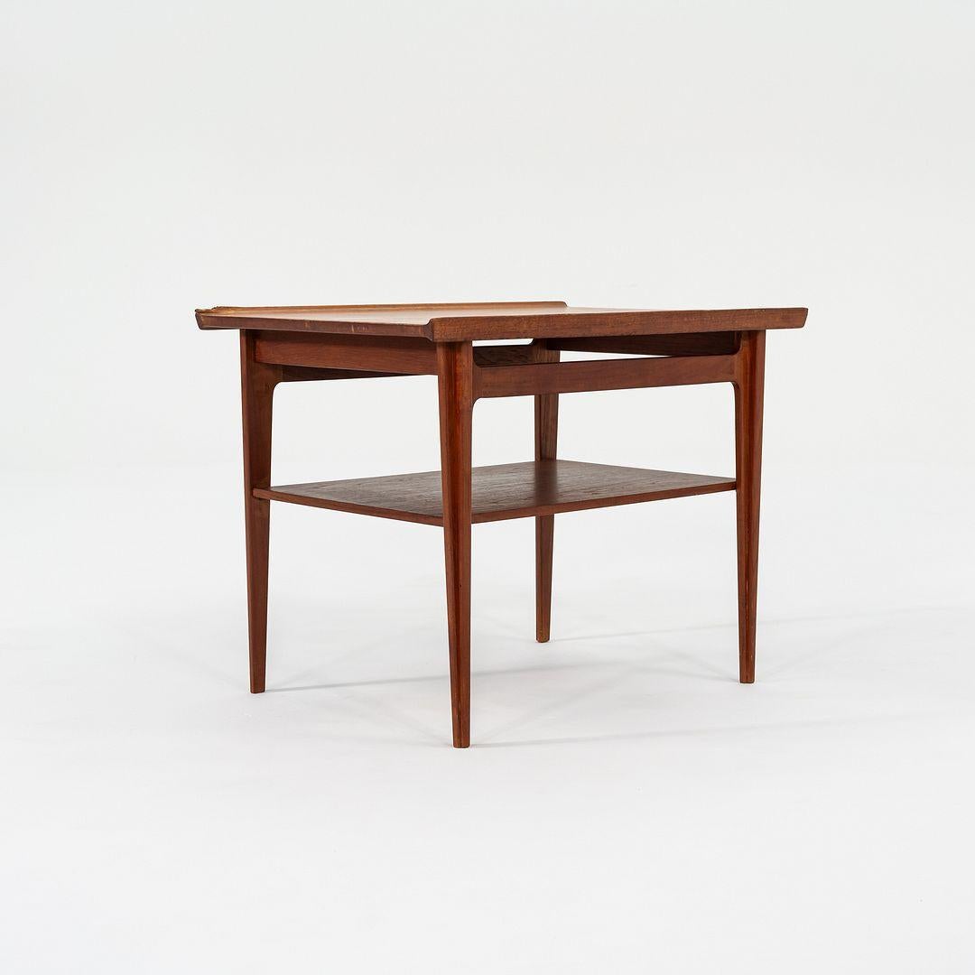 1950 Finn Juhls for France & Son 500 Series Table d'appoint ou de chevet en teck en vente 2