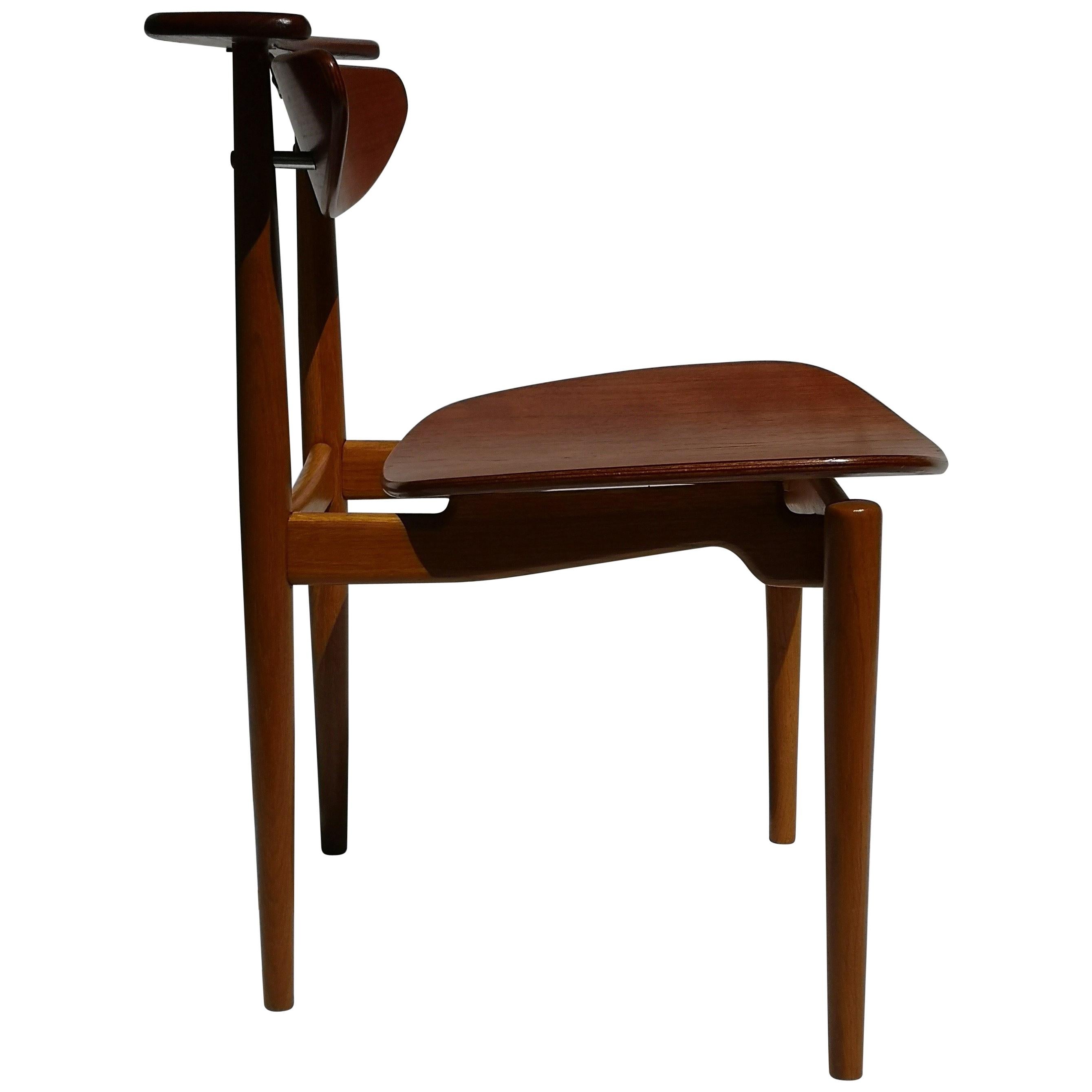 1950s Finn Juhl Reading Chair for Bovirke in Teak and Oak BO62 / BO53