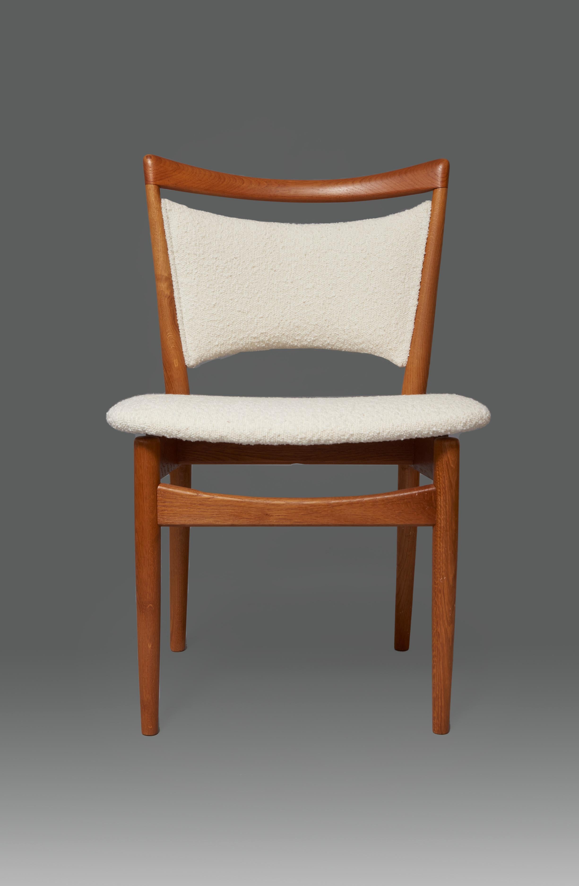 1950's Finn Juhl ''SW 87'' Chairs Set In Excellent Condition For Sale In Madrid, ES