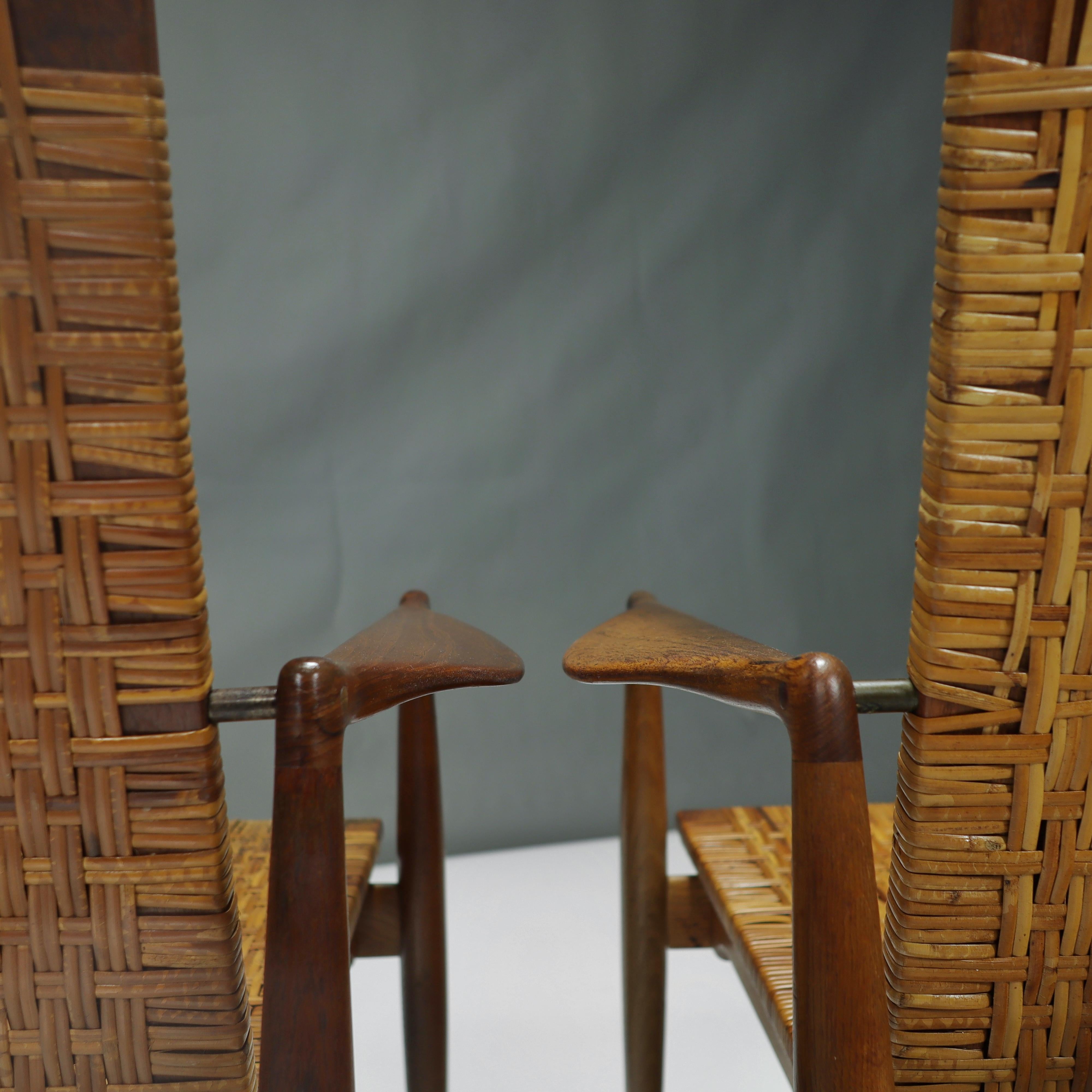 Pareja de sillones SW96 de Finn Juhl de los años 50 para Søren Willadsen en venta 3