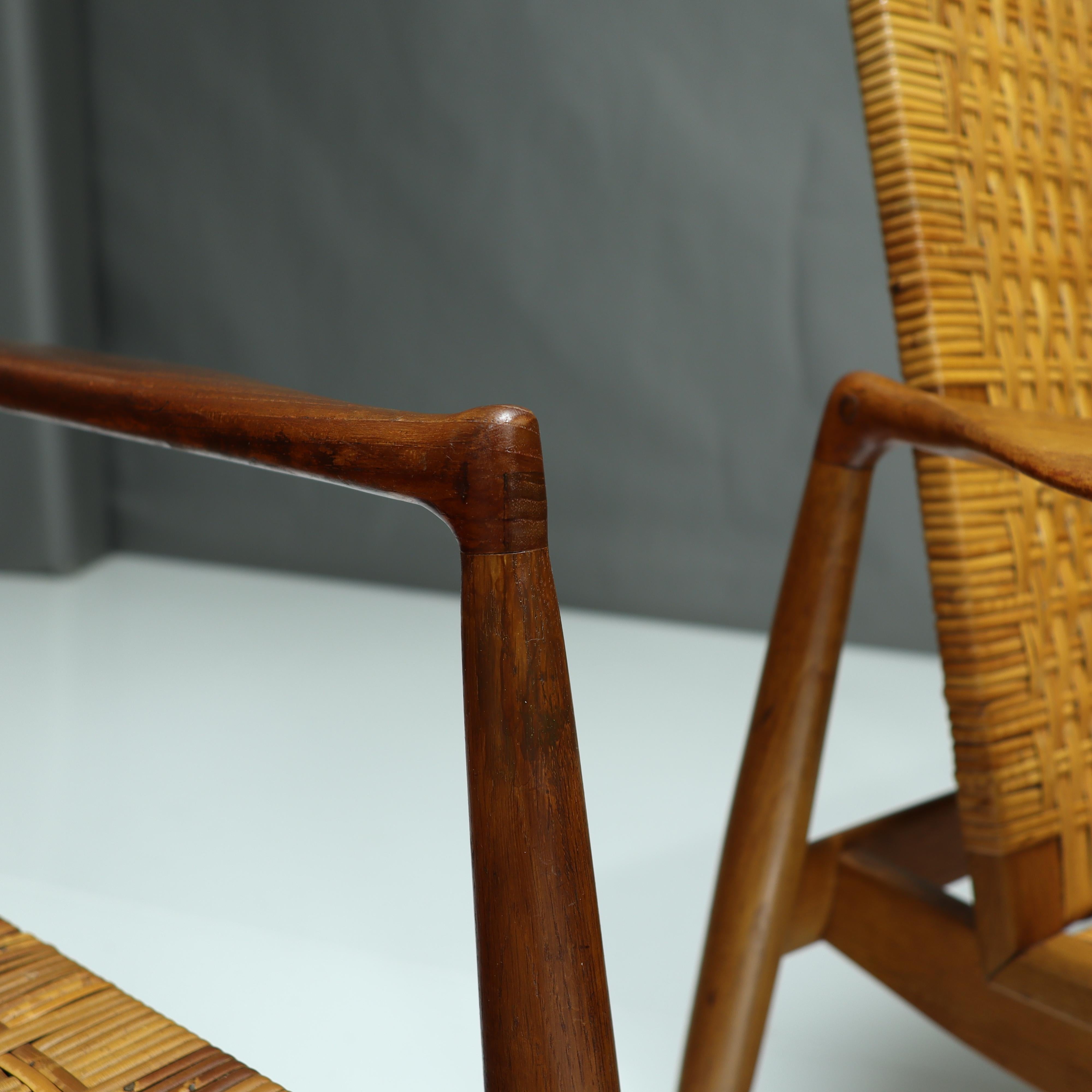Pareja de sillones SW96 de Finn Juhl de los años 50 para Søren Willadsen en venta 7