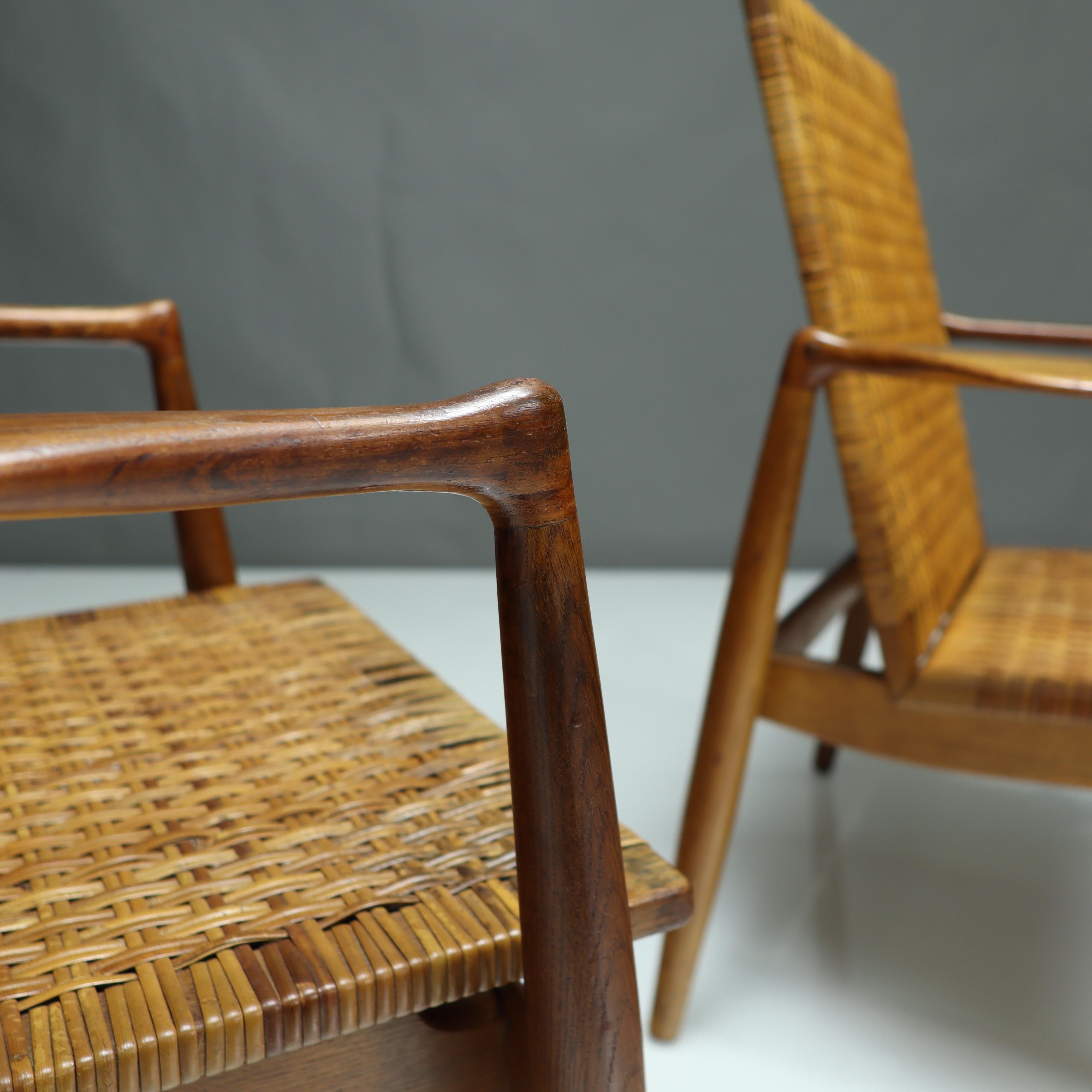 Pareja de sillones SW96 de Finn Juhl de los años 50 para Søren Willadsen en venta 8