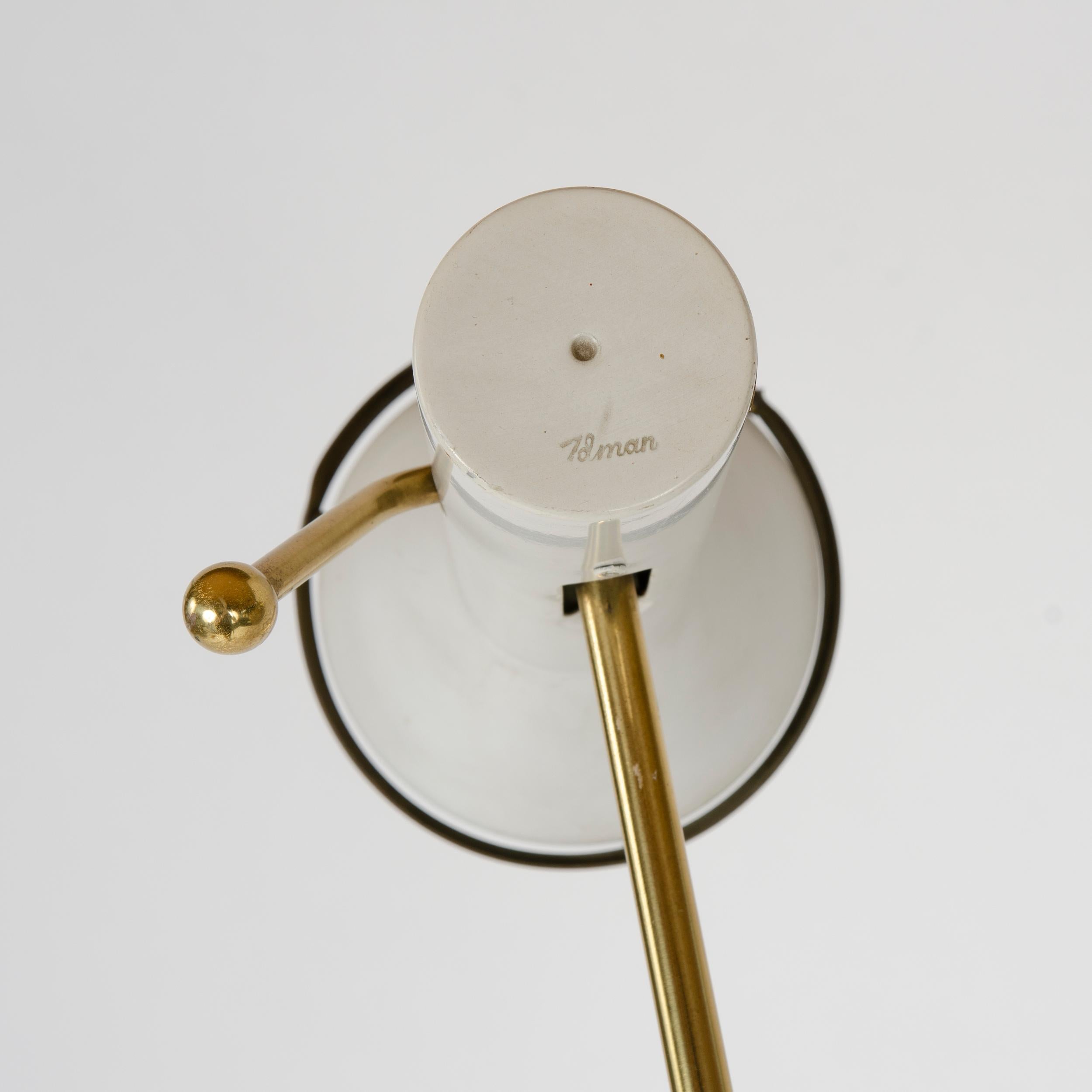 1950s Finnish Adjustable Floor Lamp by Tapio Wirkkala for Idman Oy In Good Condition In Sagaponack, NY