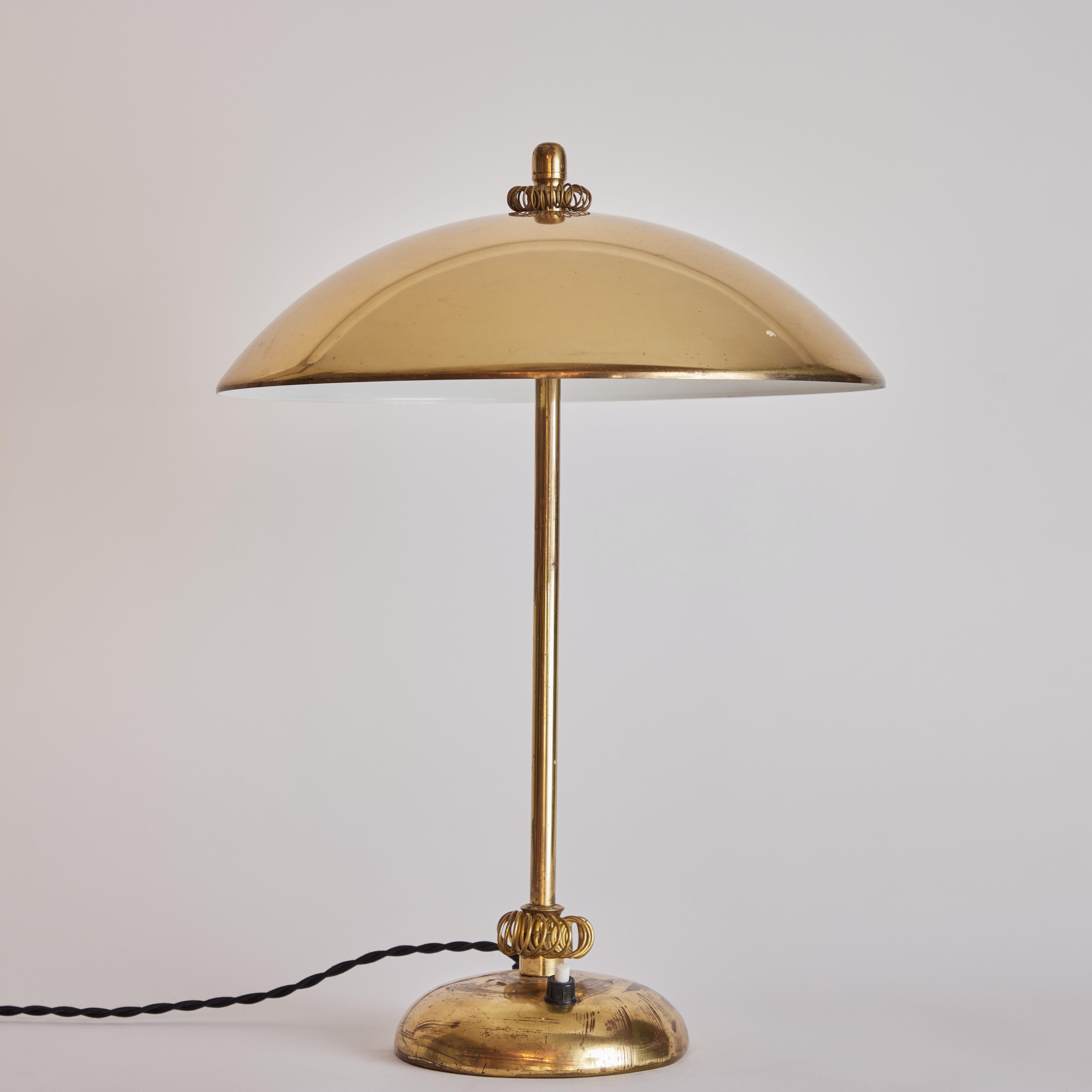 1950s Finnish Brass Table Lamp Attributed to Paavo Tynell 3