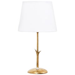 1950s Finnish Brass Table Lamp by Valinte