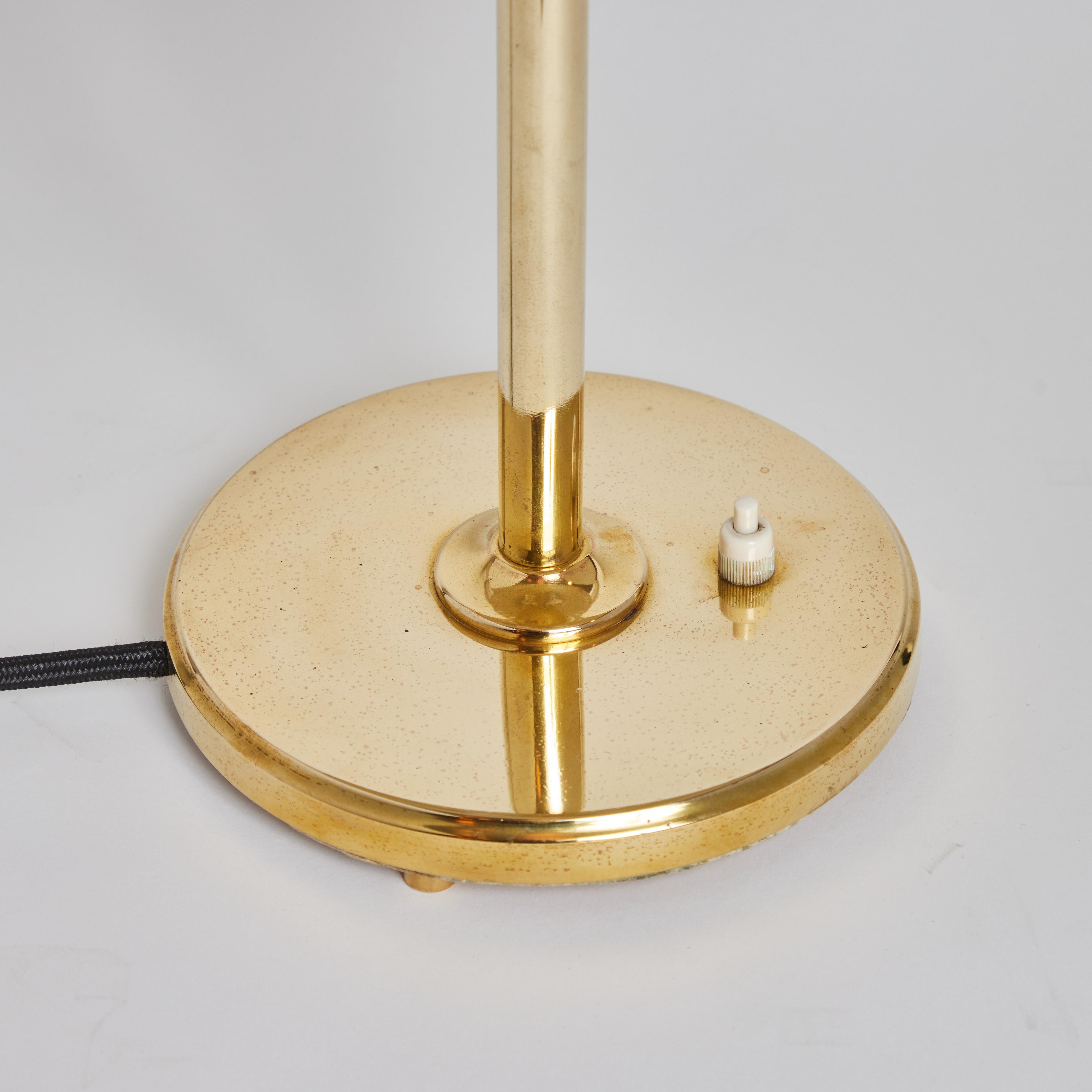1950s Finnish Perforated Brass Table Lamp Attributed to Paavo Tynell 2