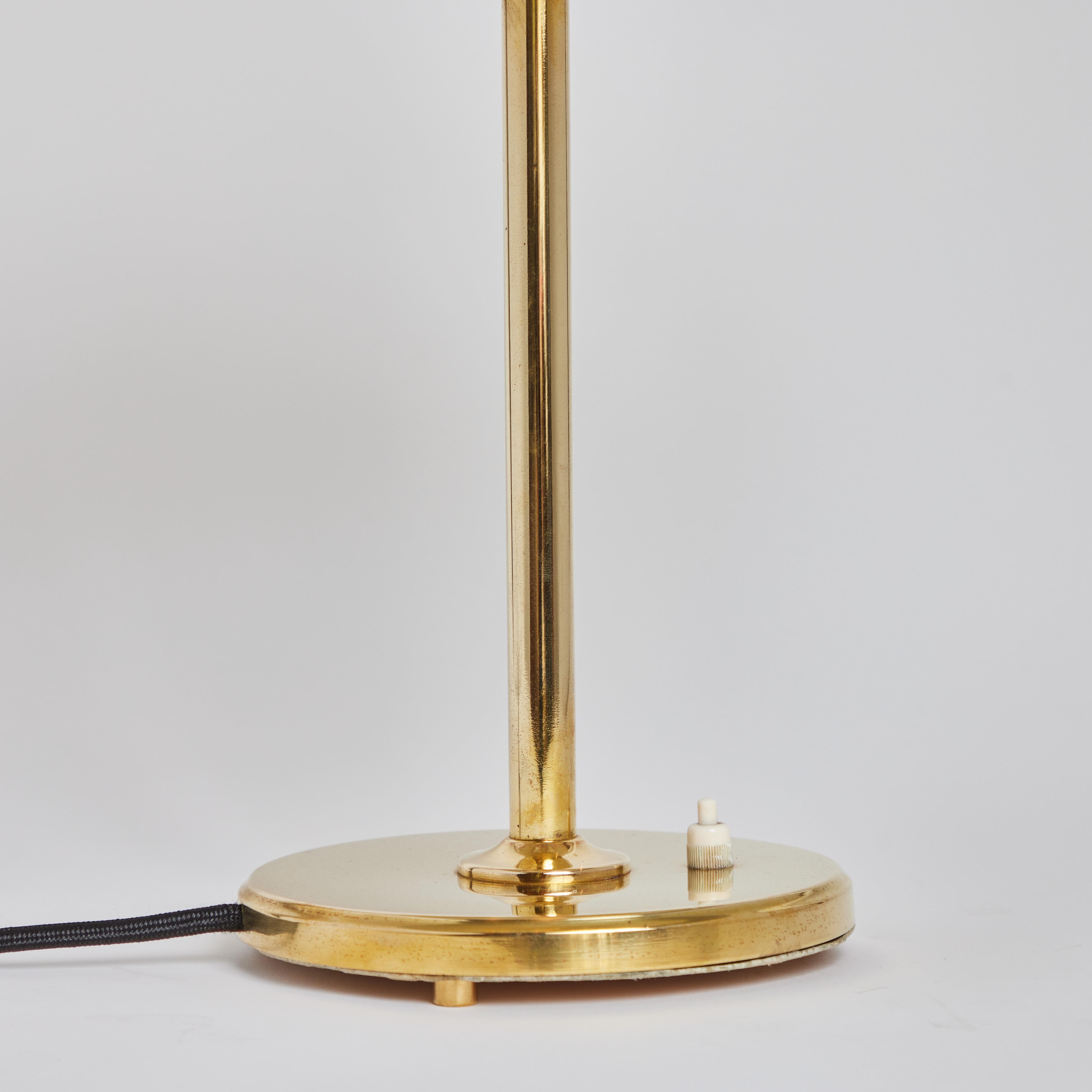 1950s Finnish Perforated Brass Table Lamp Attributed to Paavo Tynell 6