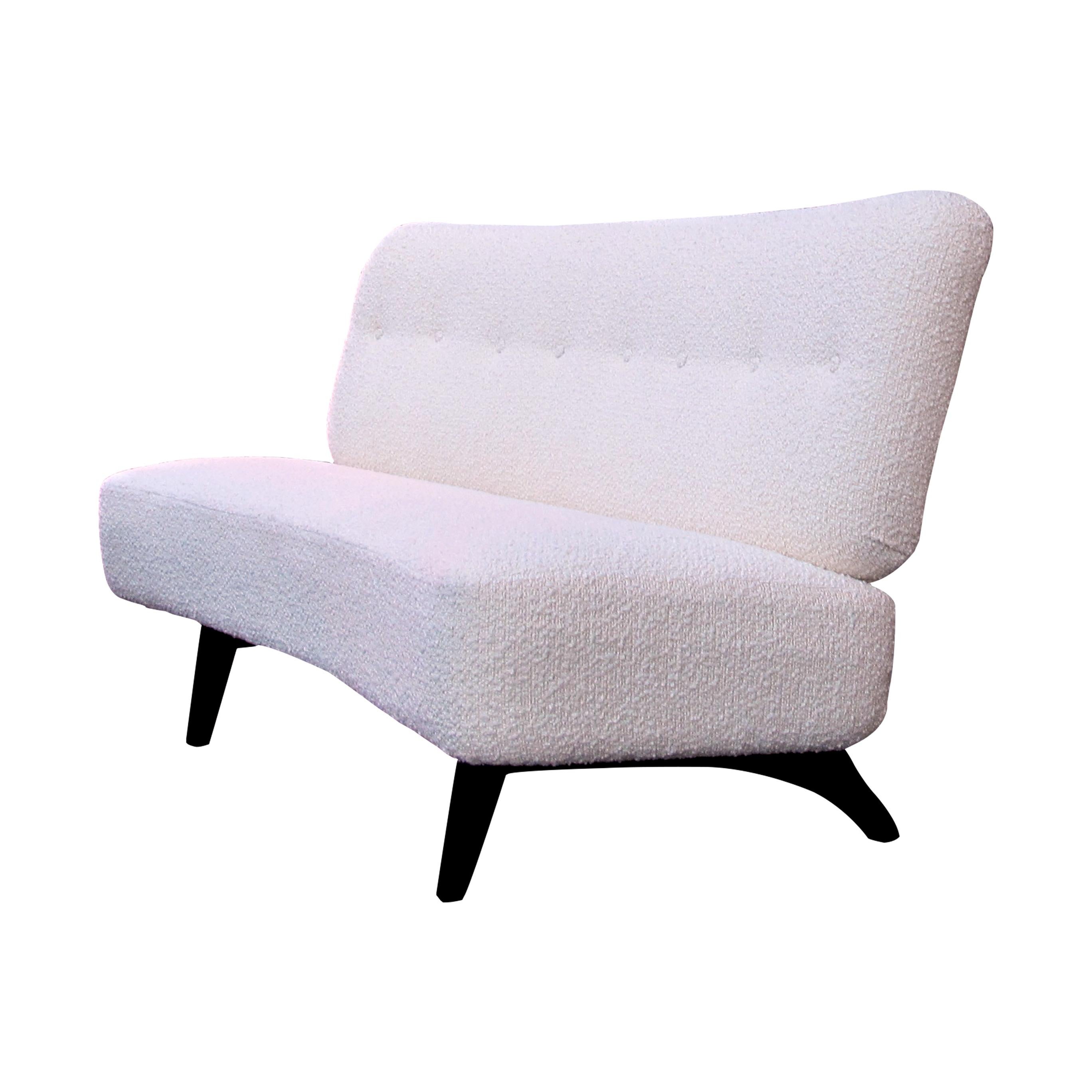 Fabric 1950s Finnish Three-Seater Sofa Model “Susanna” by Oiva Parviainen For Sale