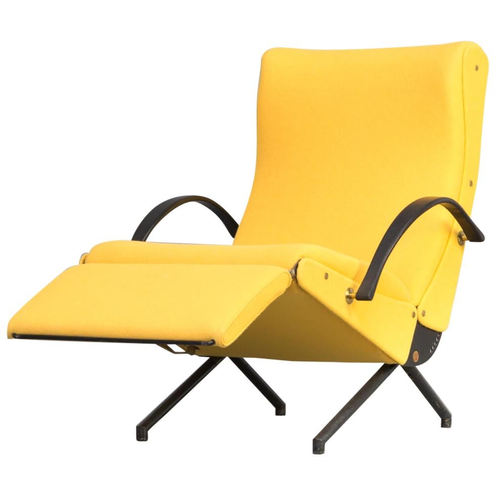 1950s First Edition Osvaldo Borsani ‘P40’ Louge Chair for Tecno For Sale